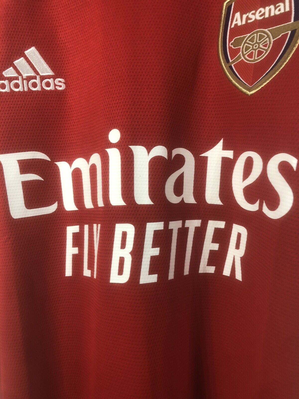 Martinelli #35 Arsenal Home 2021/22 Large Shirt Adidas Excellent Condition GM0217