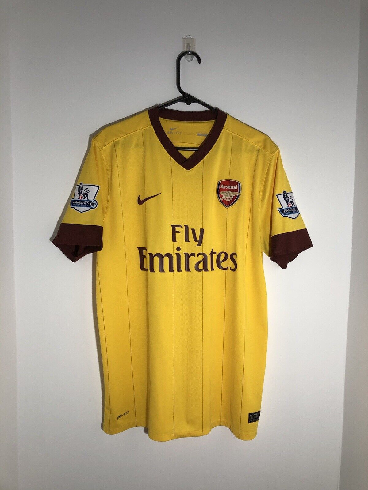 Rosicky #7 Arsenal 2012/13 Large Away Shirt Nike Excellent Condition 386824 749