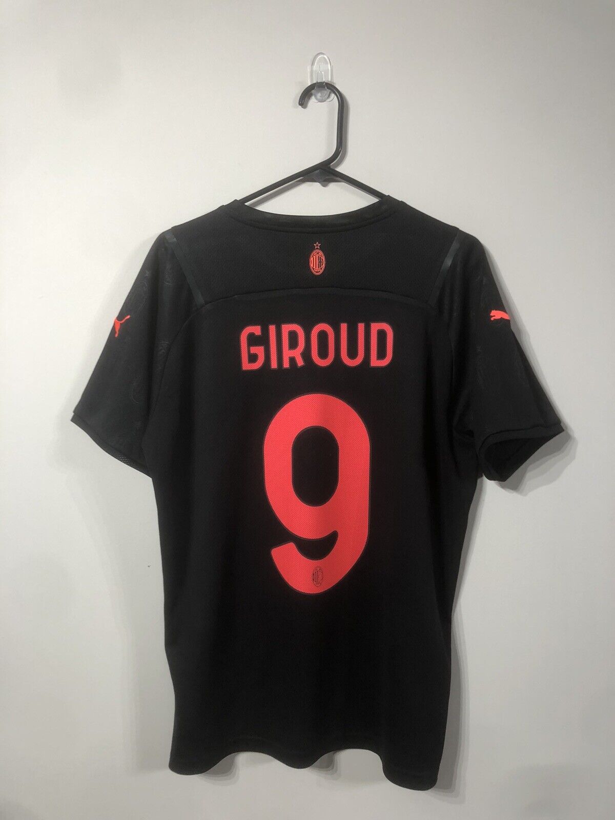 Giroud #9 AC Milan Large 2021/22 Third Shirt Puma Excellent Condition 759132-03