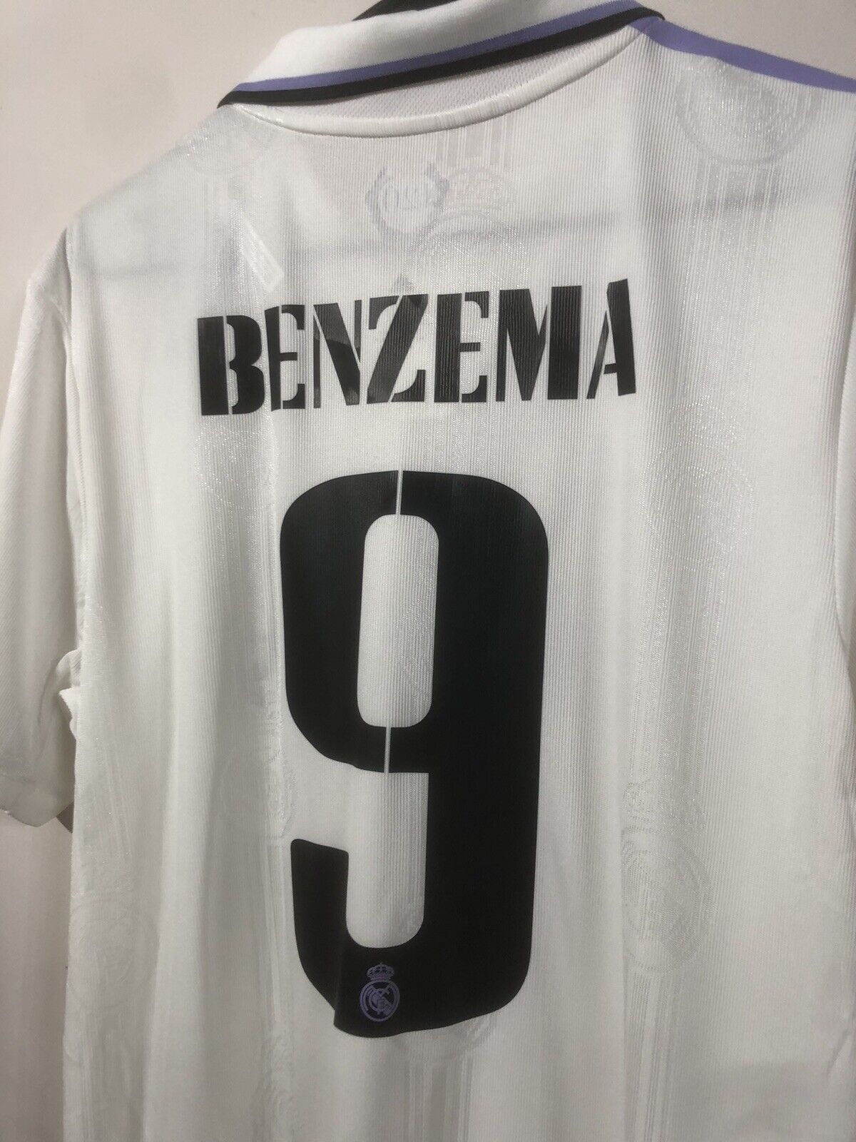 Benzema #9 Real Madrid 2022/23 Home Large Authentic Football Shirt Adidas BNWT