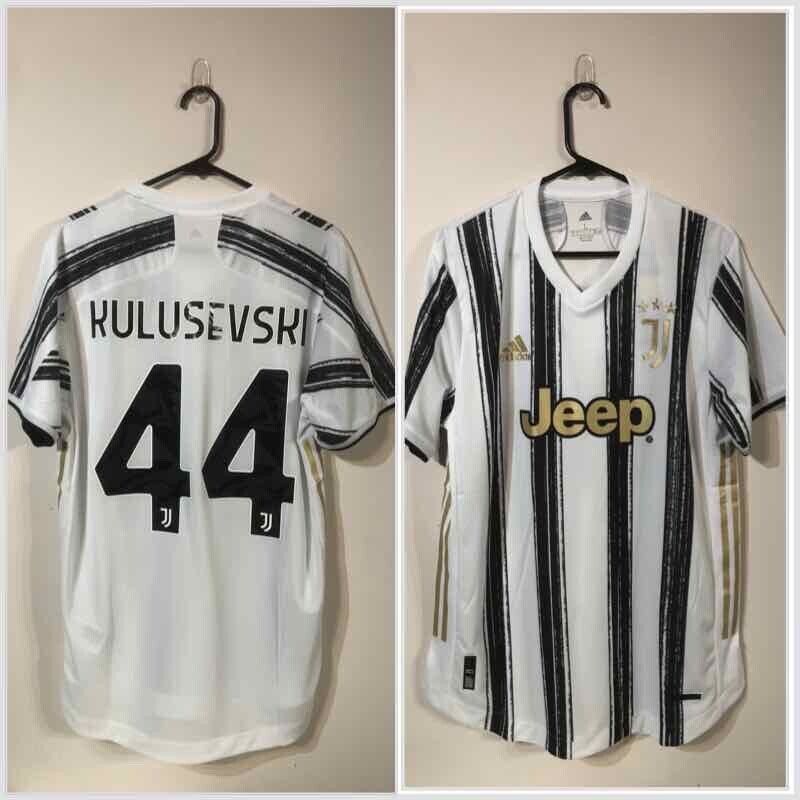 Kulusevski #44 Juventus 2020/21 Large Home Authentic Football Shirt Adidas BNWT