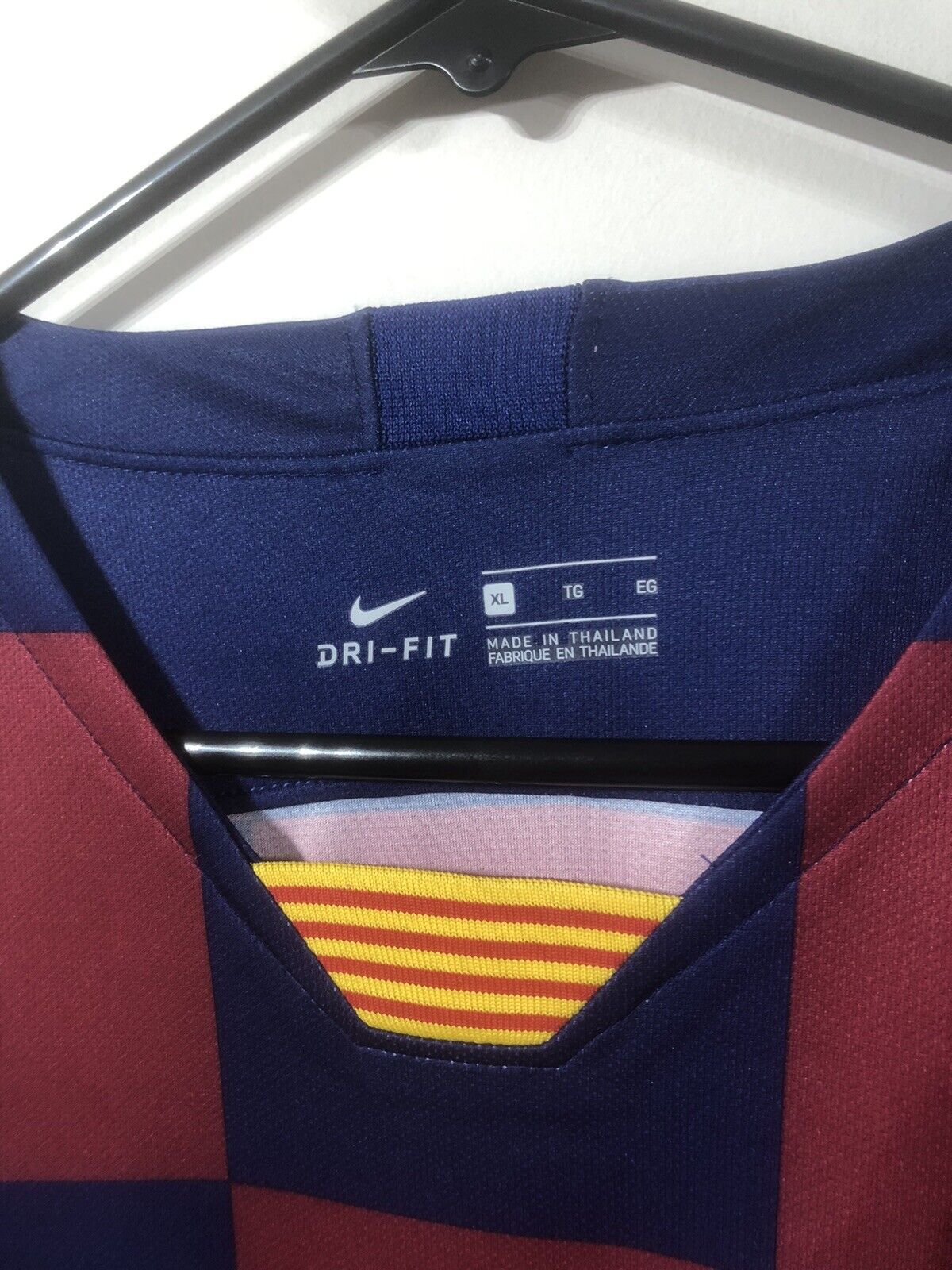 Suarez 9 Barcelona Xl 2019 20 Home Shirt Nike Excellent Condition Aj5532 456