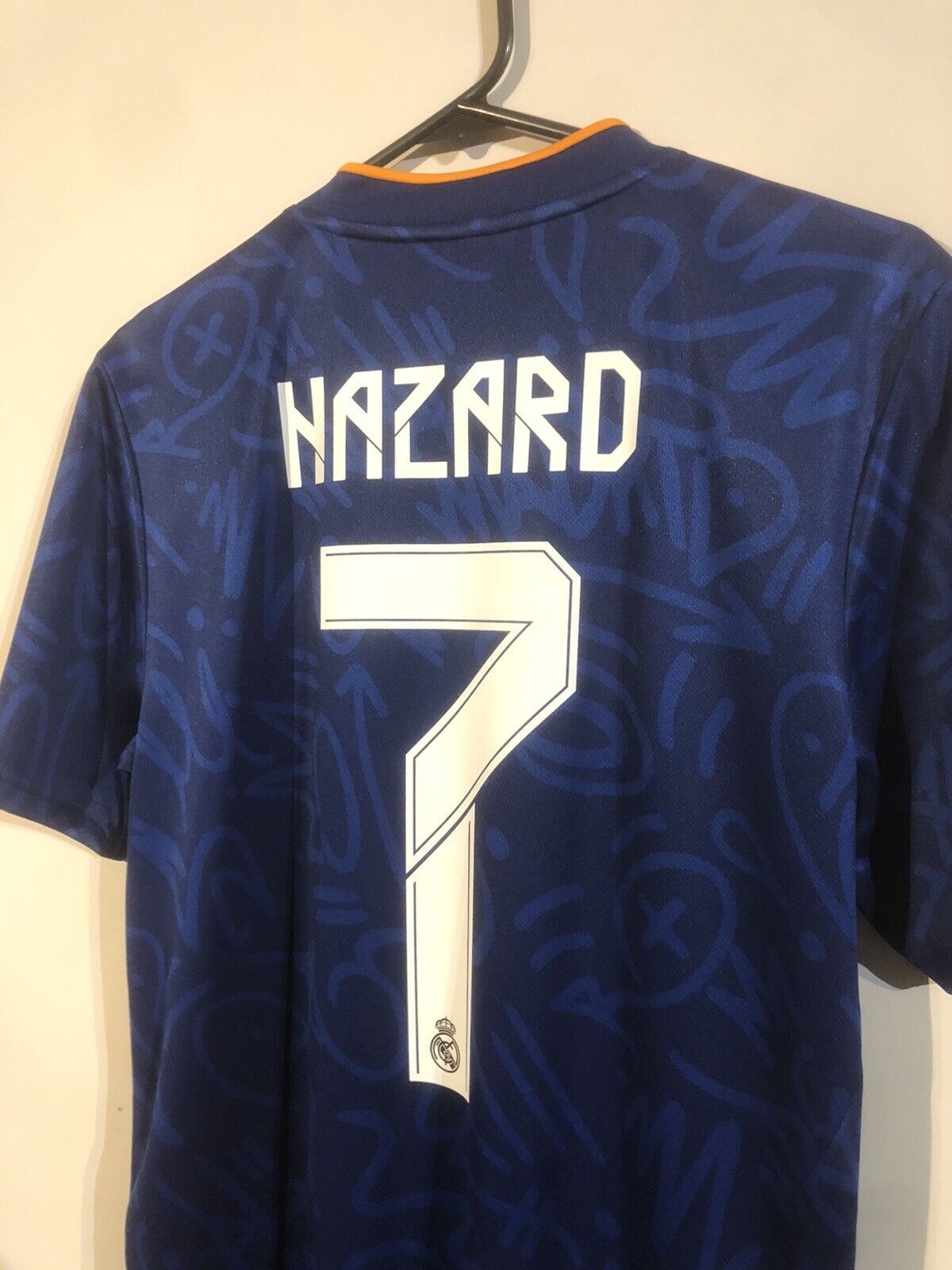 Hazard #7 Real Madrid 2021/22 Small Away Shirt Excellent Condition