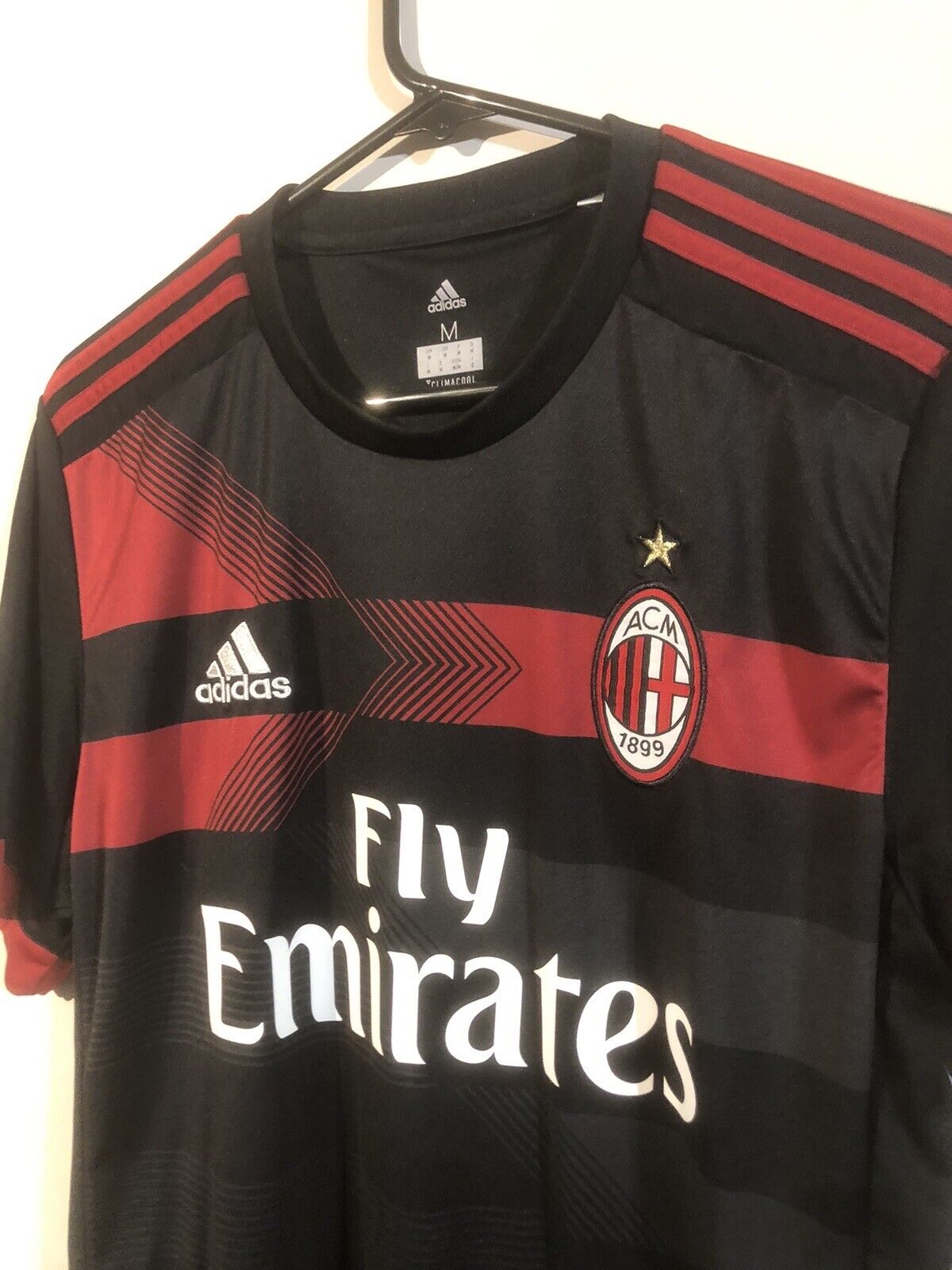 Bonucci #19 AC Milan Medium 2017/18 3rd Football Shirt Puma Very Good Condition