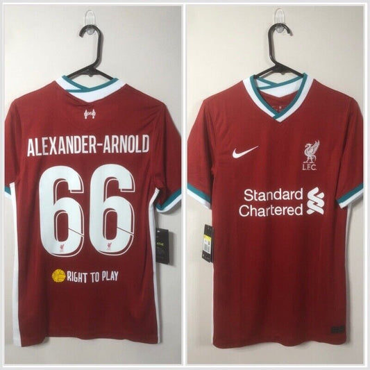 Alexander-Arnold #66 Euro BNWT Liverpool Small 2020/21 Home Shirt Jersey Nike