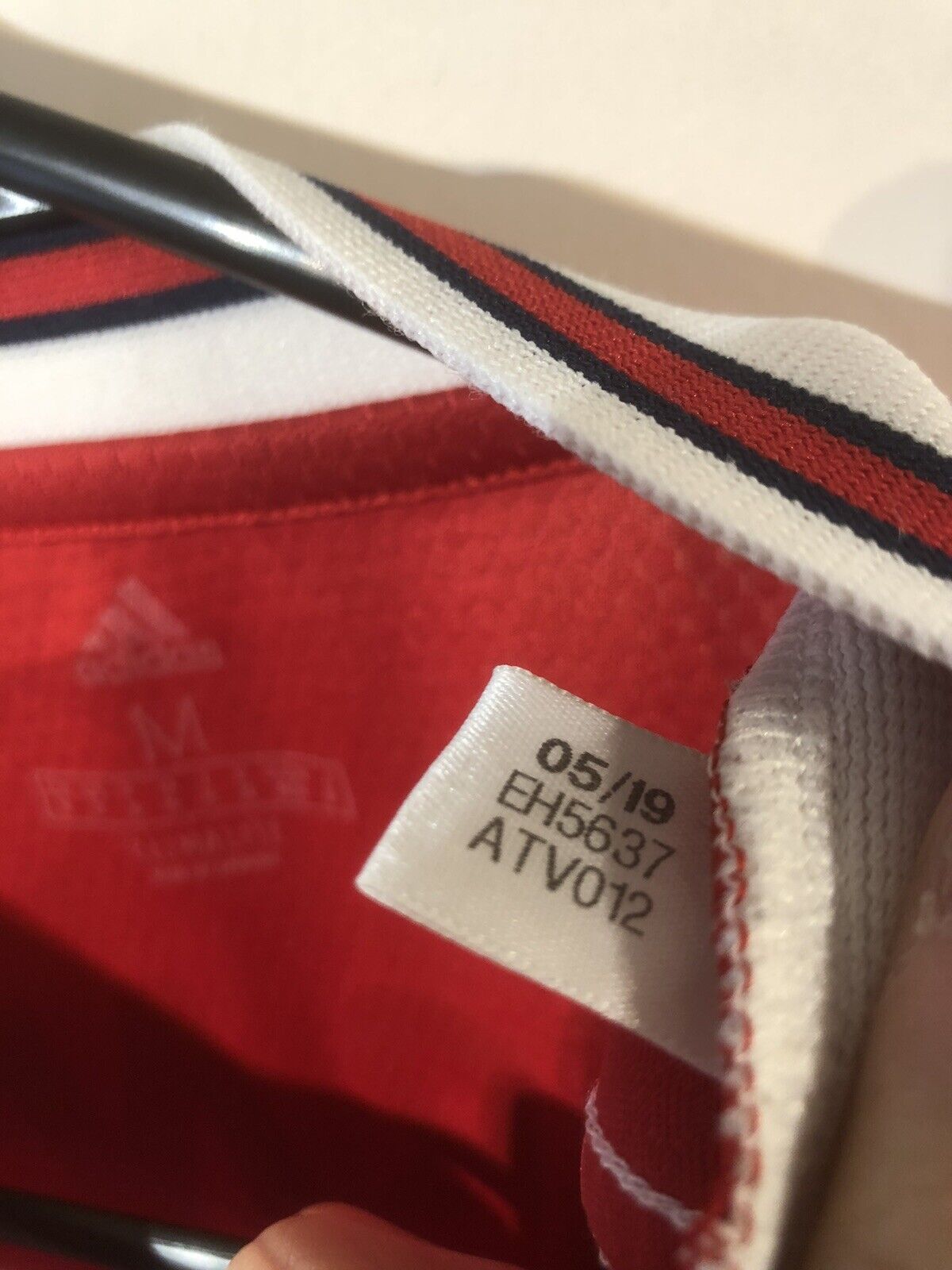 Tierney #3 Arsenal 2019/20 Medium Home Shirt Adidas Excellent Condition EH5637
