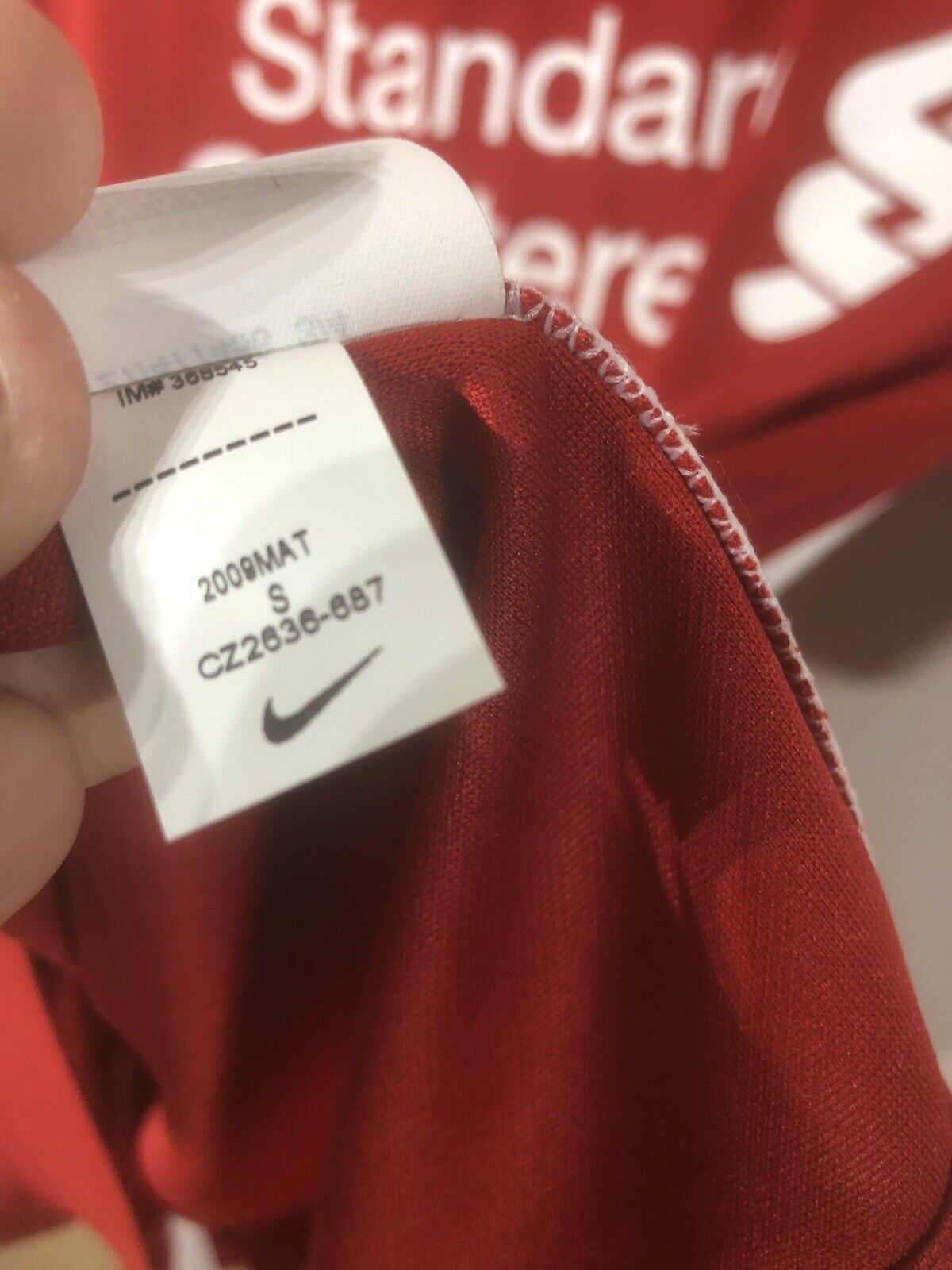Virgil #4 BNWT Liverpool Small 2020/21 Home Shirt Jersey Nike