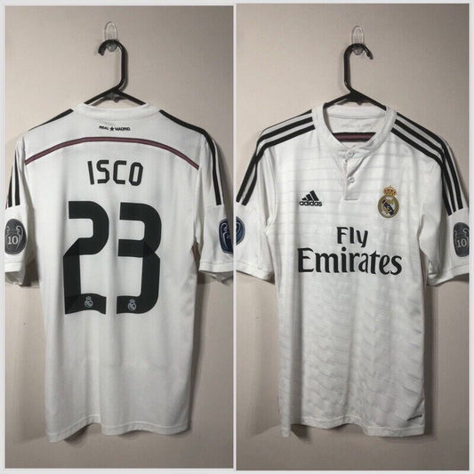 Isco #23 2014/15 Real Madrid Small Home CL Shirt Excellent Condition M38202