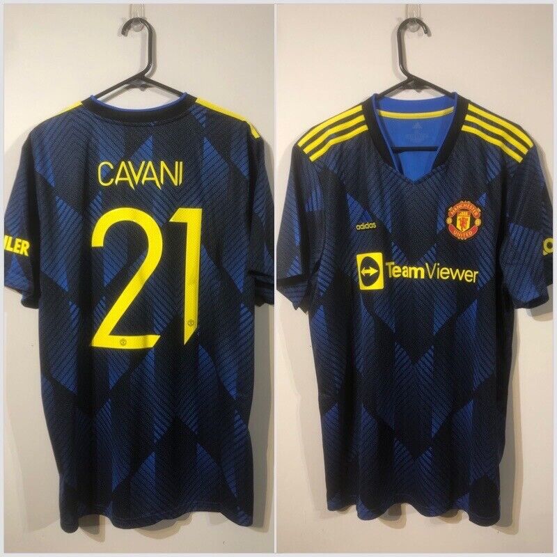 Cavani #21 Manchester United X-Large 2021/22 3rd Shirt BNWT