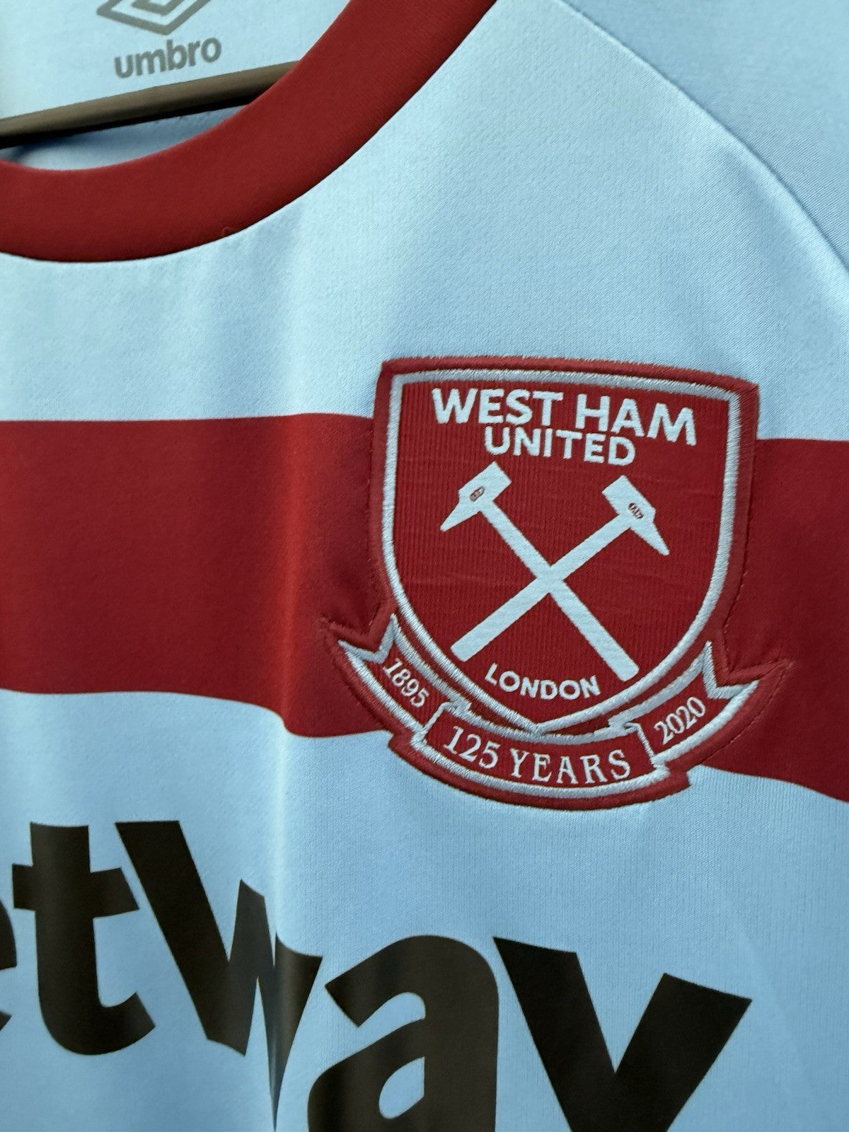West Ham United Bowen #20 2020/21 Large Away Shirt Umbro Excellent Condition
