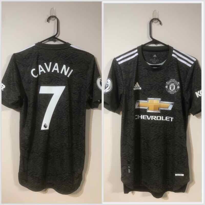 Cavani #7 BNWT Manchester United Authentic Away Small 2020/21 Shirt Adidas