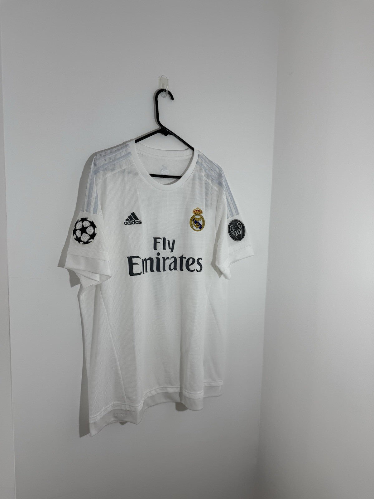 Real Madrid Ronaldo #7 2015/16 XL Champions League Home Shirt BNWT S12614