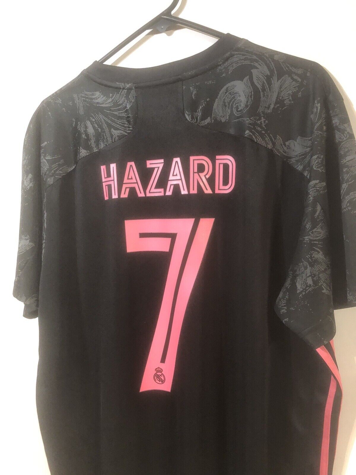 Hazard #7 Real Madrid 2020/21 X-Large 3rd Football Shirt Excellent Condition