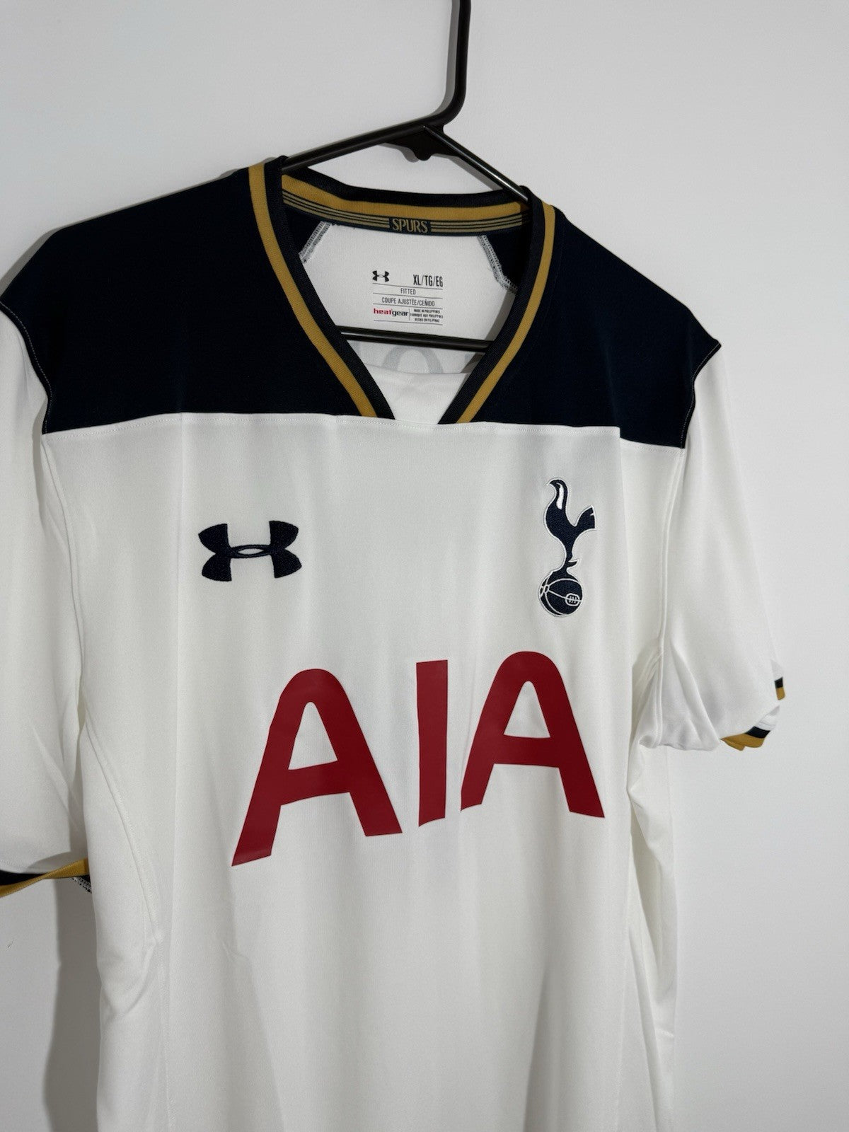 Tottenham Hotspur Son #7 2016/17 XL CL Home Shirt UA BNWT 1276013
