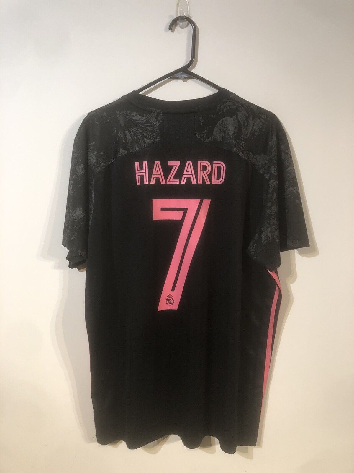 Hazard #7 Real Madrid 2020/21 X-Large 3rd Football Shirt Excellent Condition