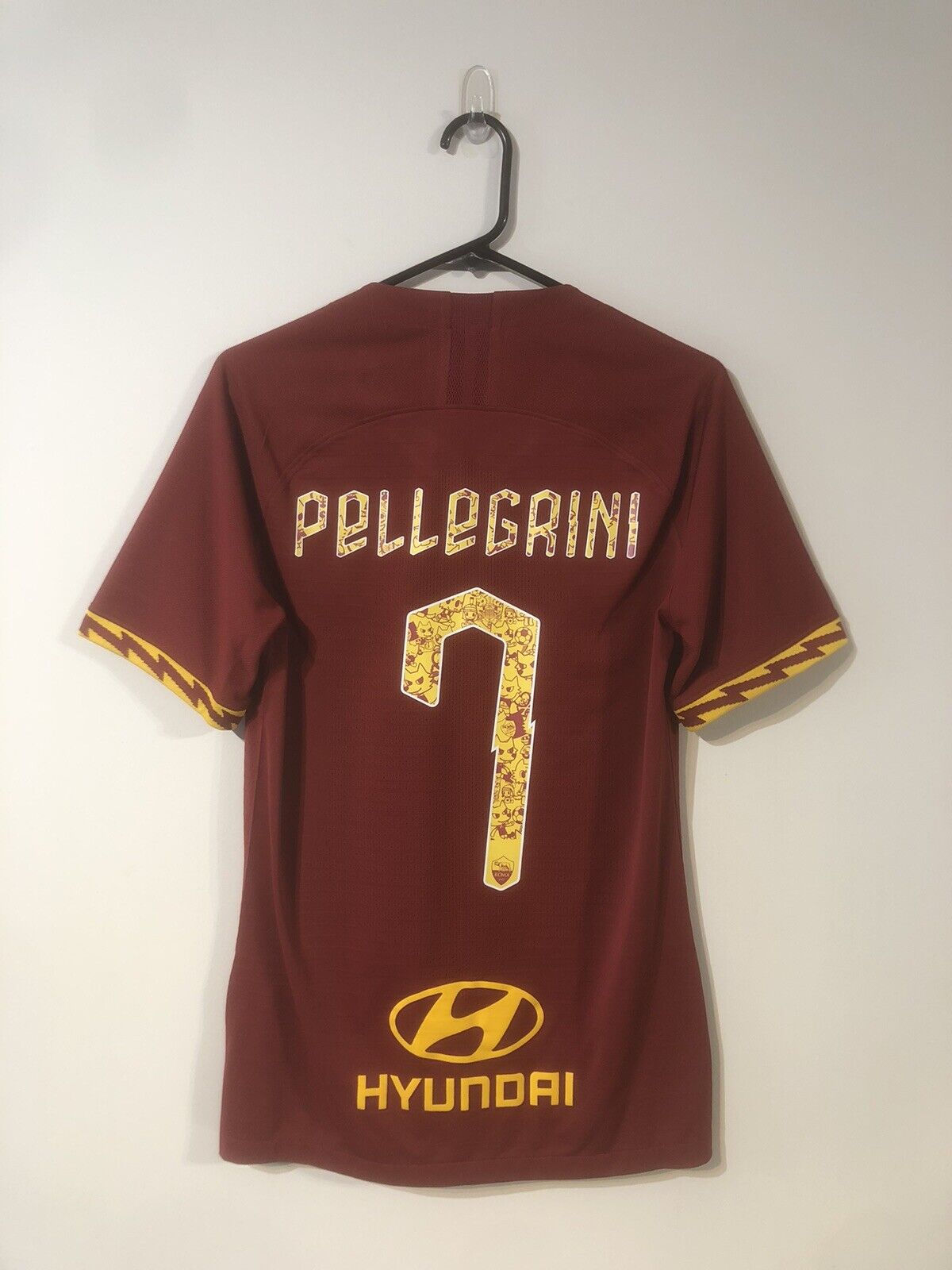 Pellegrini #7 AS Roma Vaporknit Tokidoki Home 2019/20 Small Shirt Mint Condition