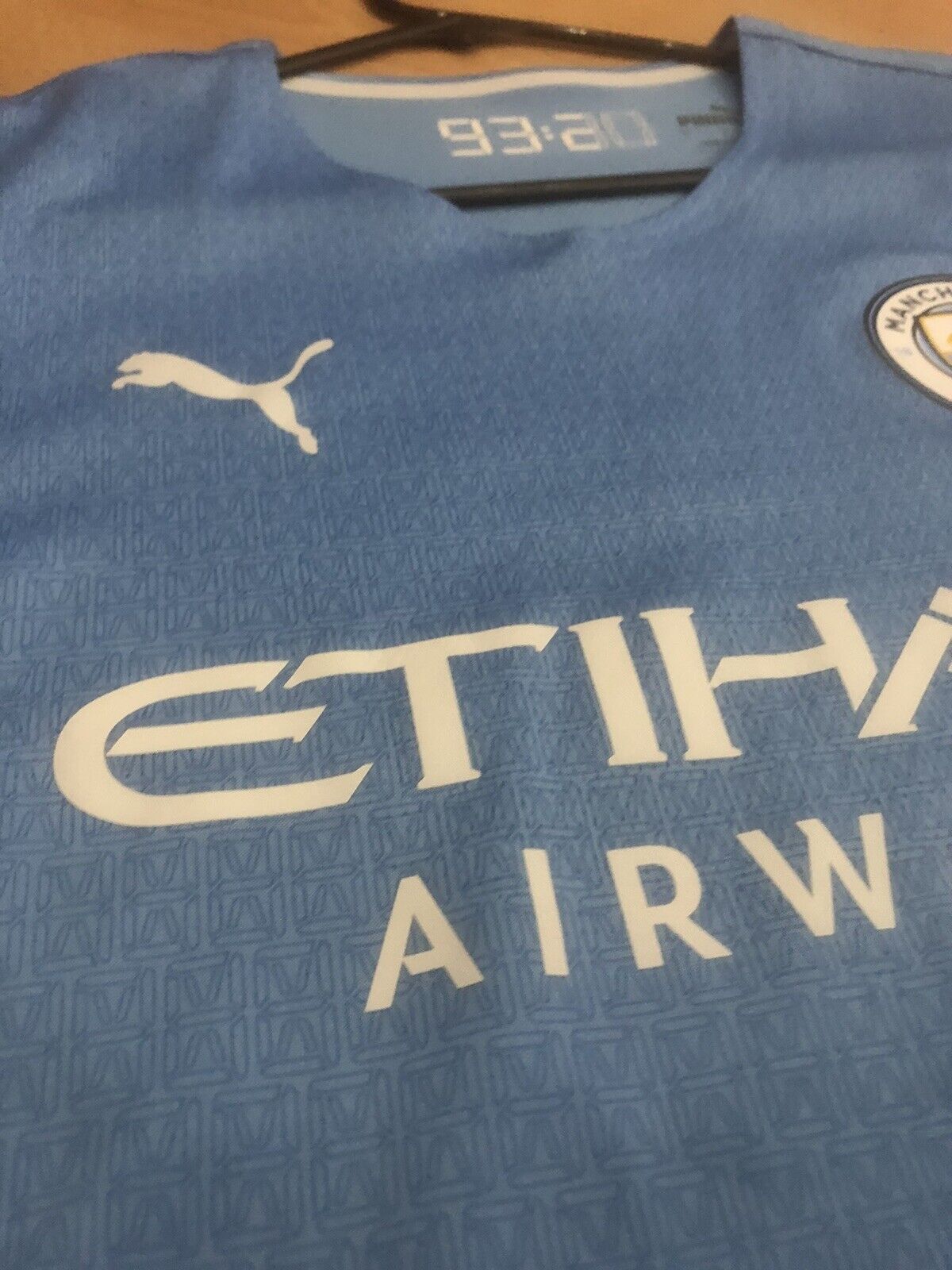 De Bruyne #17 Manchester City 2021/22 Large Authentic Home Excellent Condition