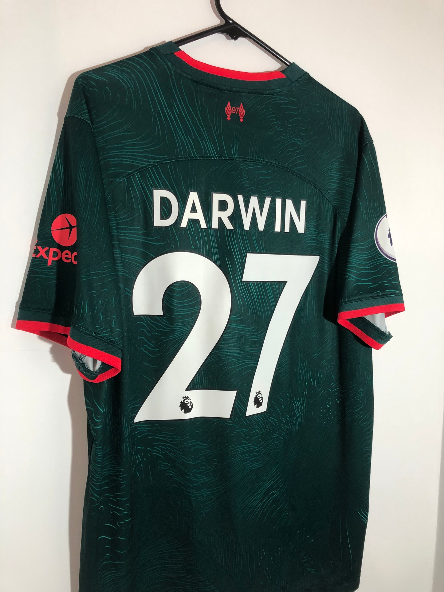 Liverpool Darwin #27 3rd XL 2022/23 Shirt Nike Excellent Condition DM1835-377