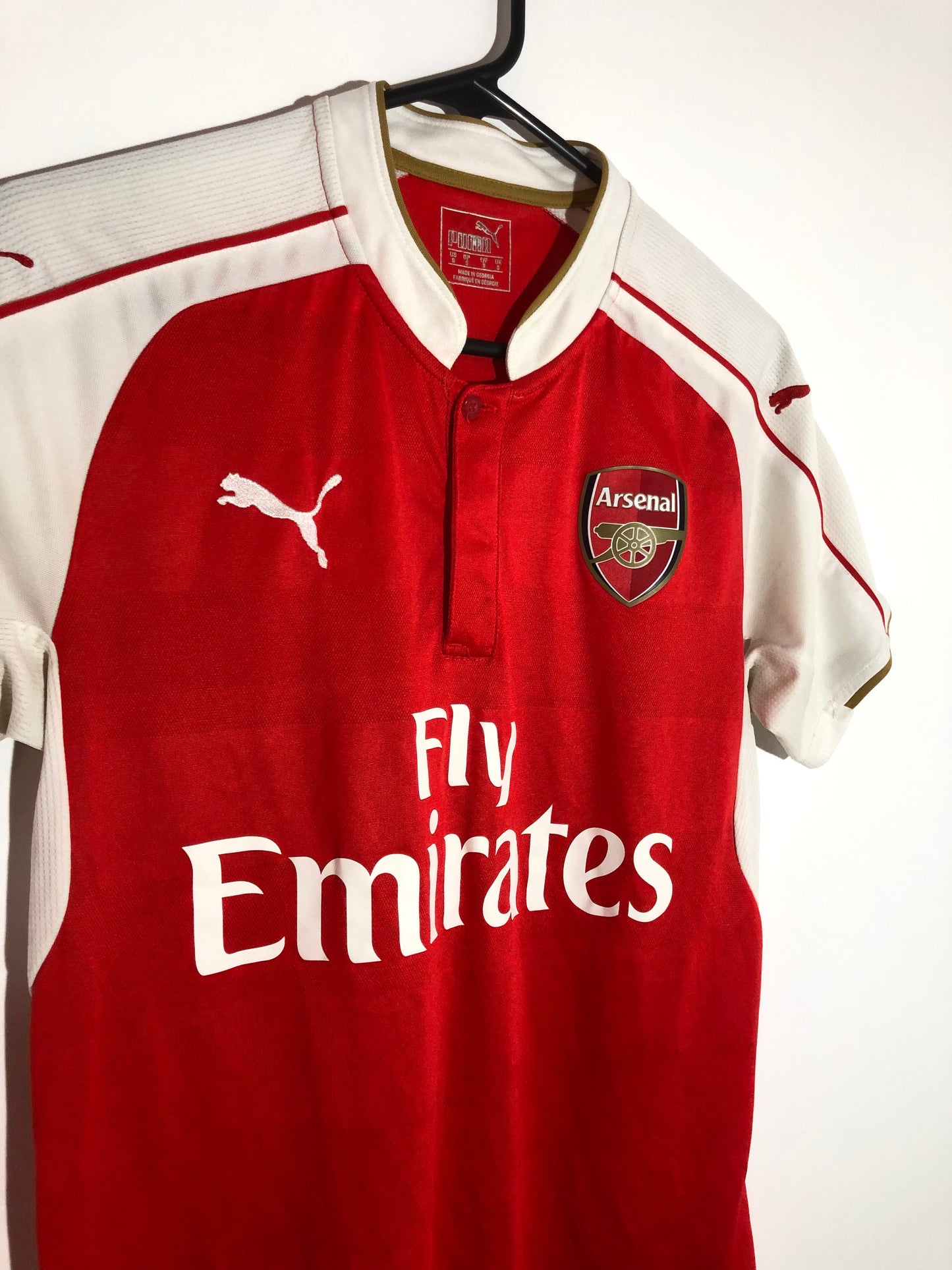 Arsenal 2015/16 Small Home Shirt Puma Excellent Condition 747566