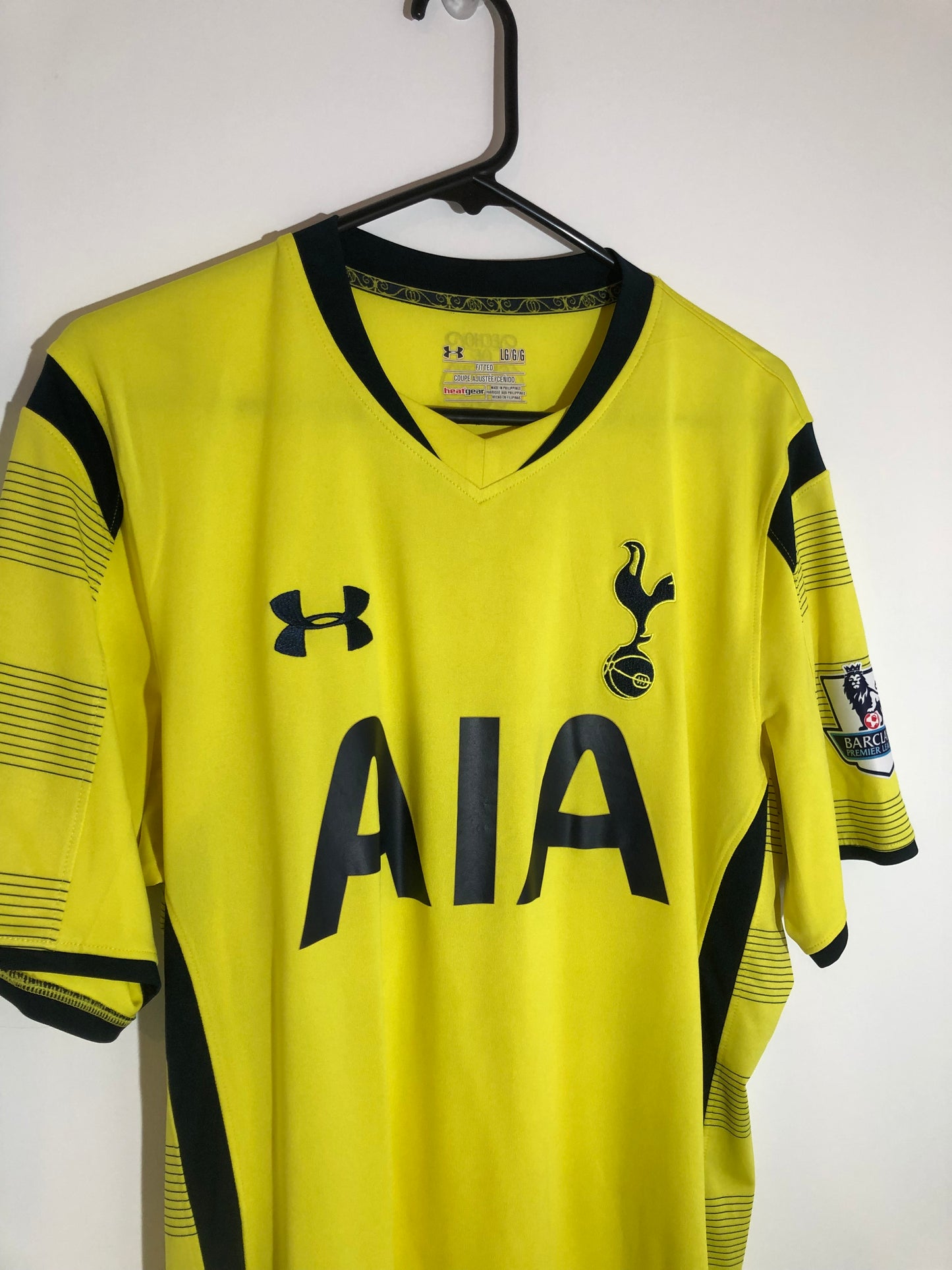 Tottenham Hotspur Mason #38 2014/15 Large 3rd Shirt UA Excellent Condition 1245247