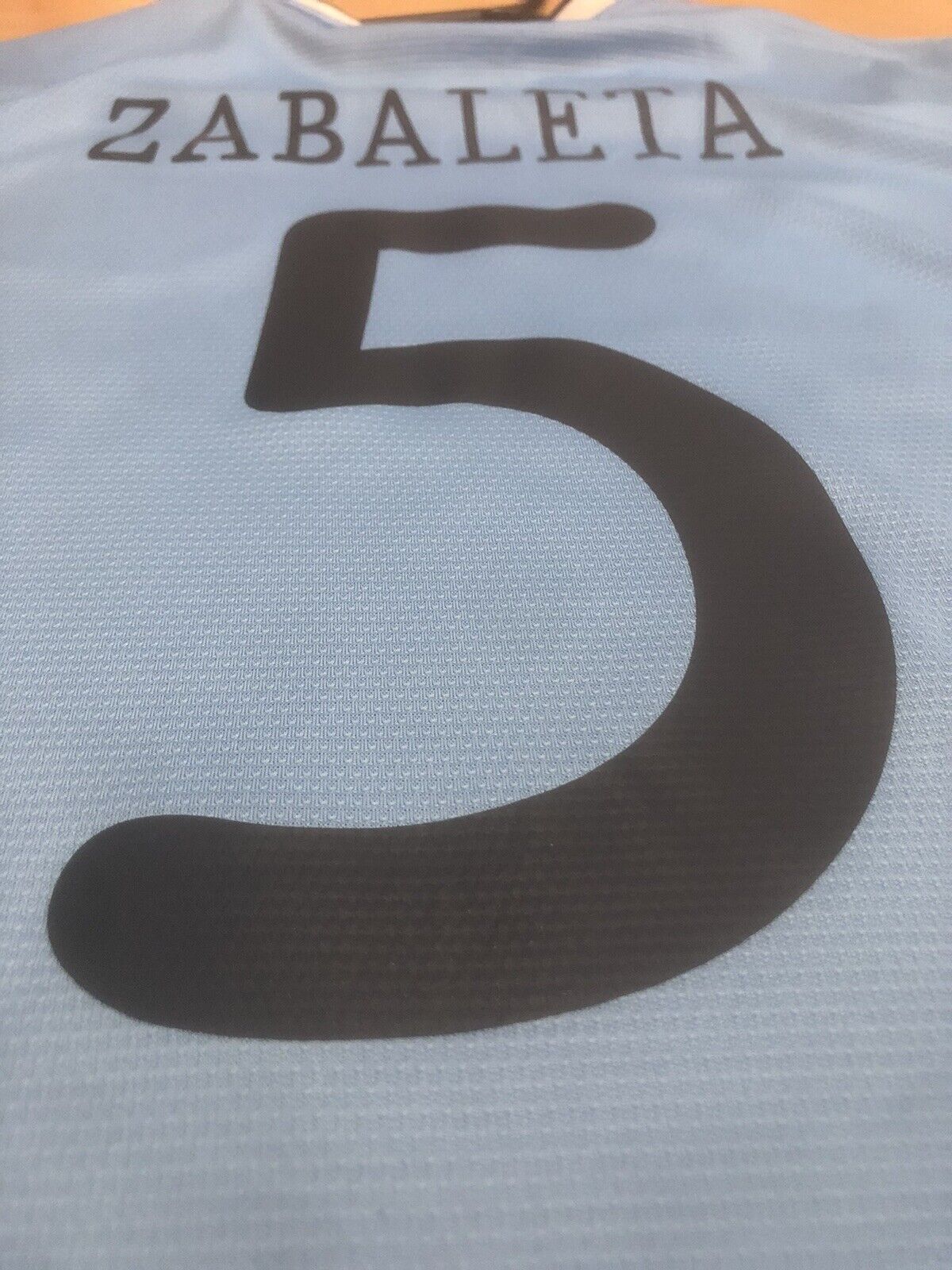 Zabaleta 5 Manchester City 2013 14 Large Home Very Good Condition 574863 489