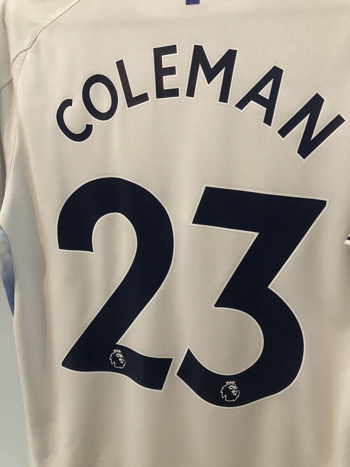 Coleman 23 Everton Medium 2018 19 3rd Shirt Umbro Excellent Condition