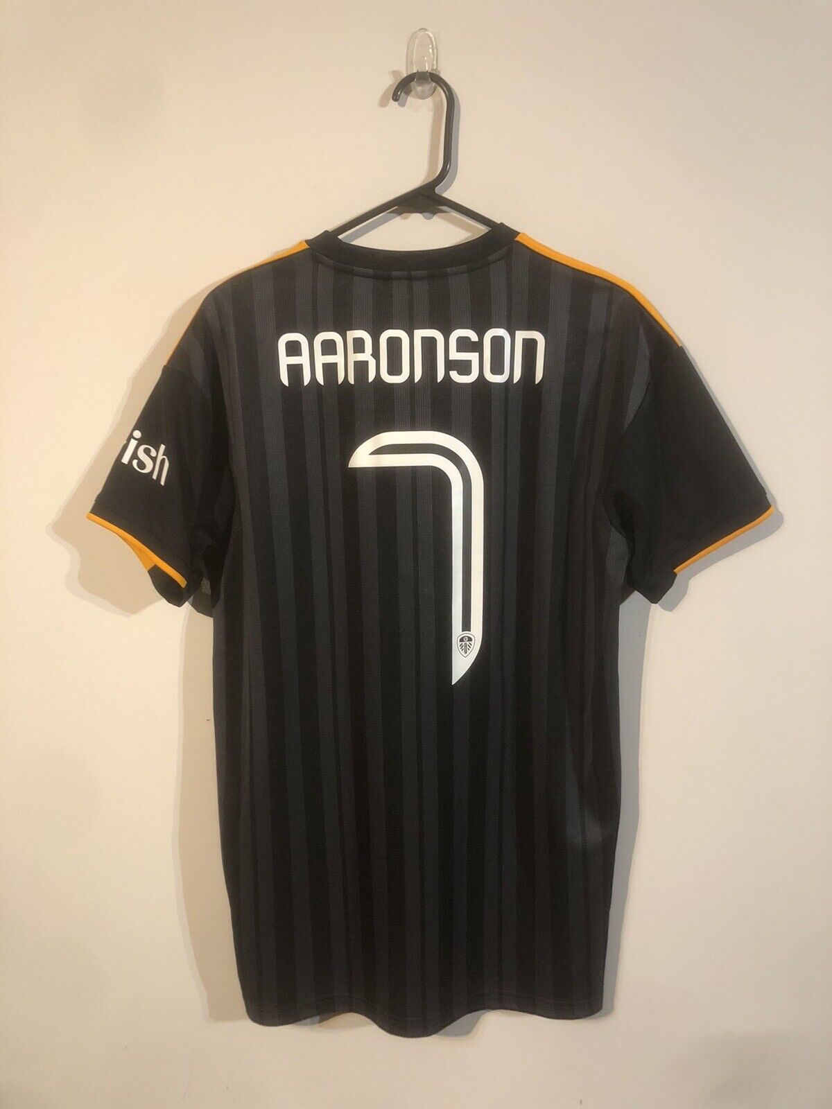 Aaronson #7 Leeds United 2022/23 Medium Third Shirt Adidas Excellent Condition