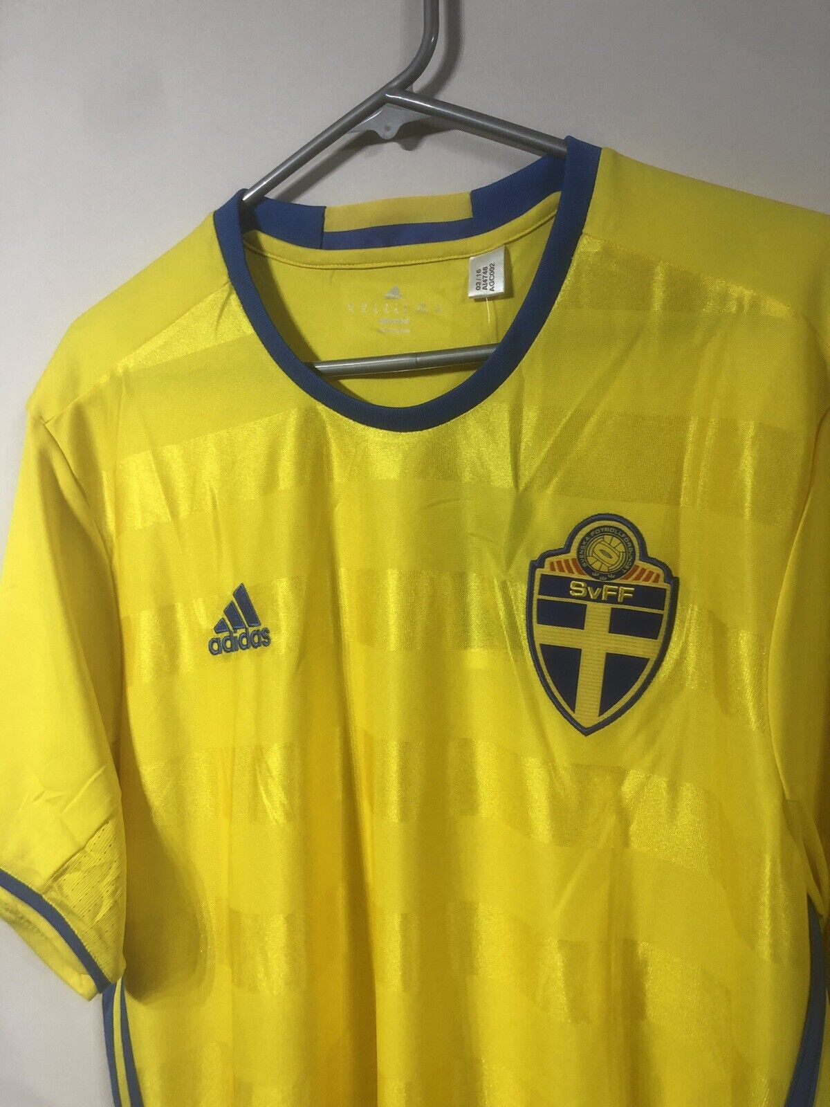 Sweden 2016 Home Large Shirt Adidas BNWT