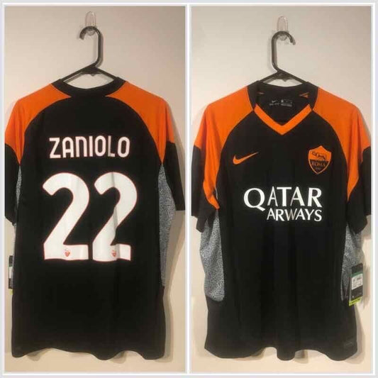 Zaniolo #22 AS Roma 3rd 2020/21 X-Large Football Shirt Nike BNWT