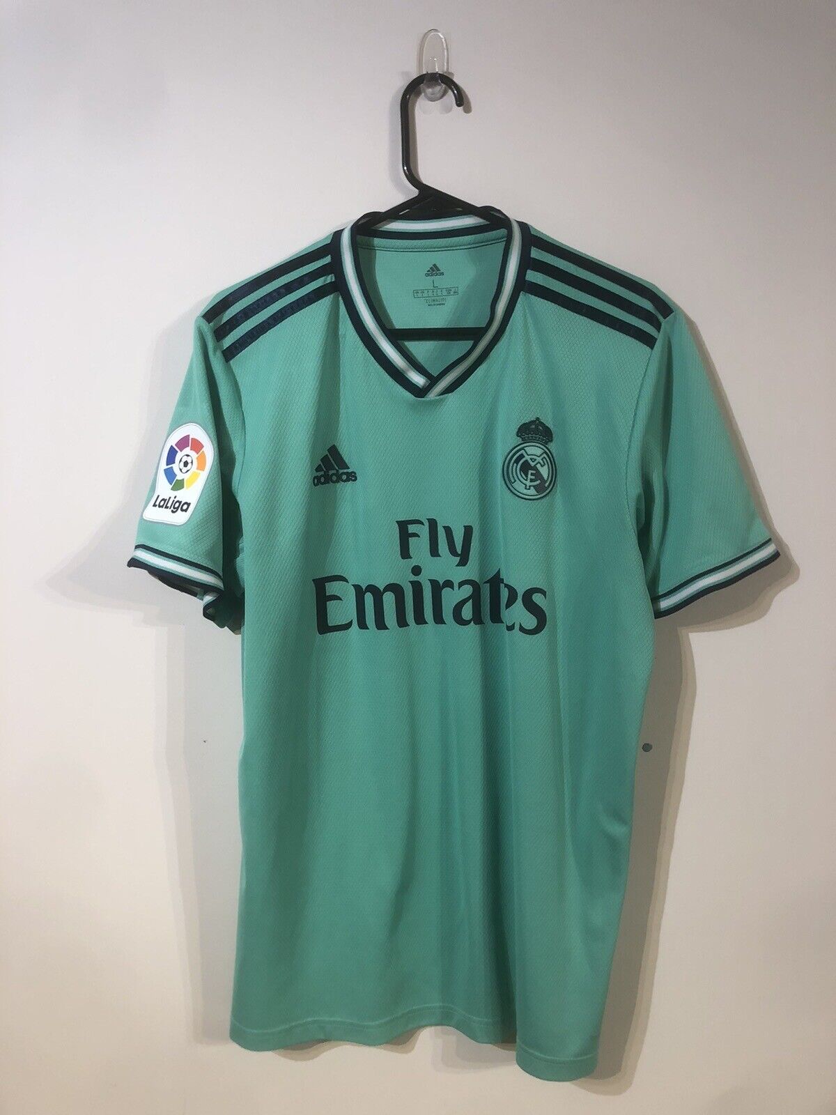 Bale #11 Real Madrid LFP 2019/20 Large 3rd Shirt Adidas Excellent Condition