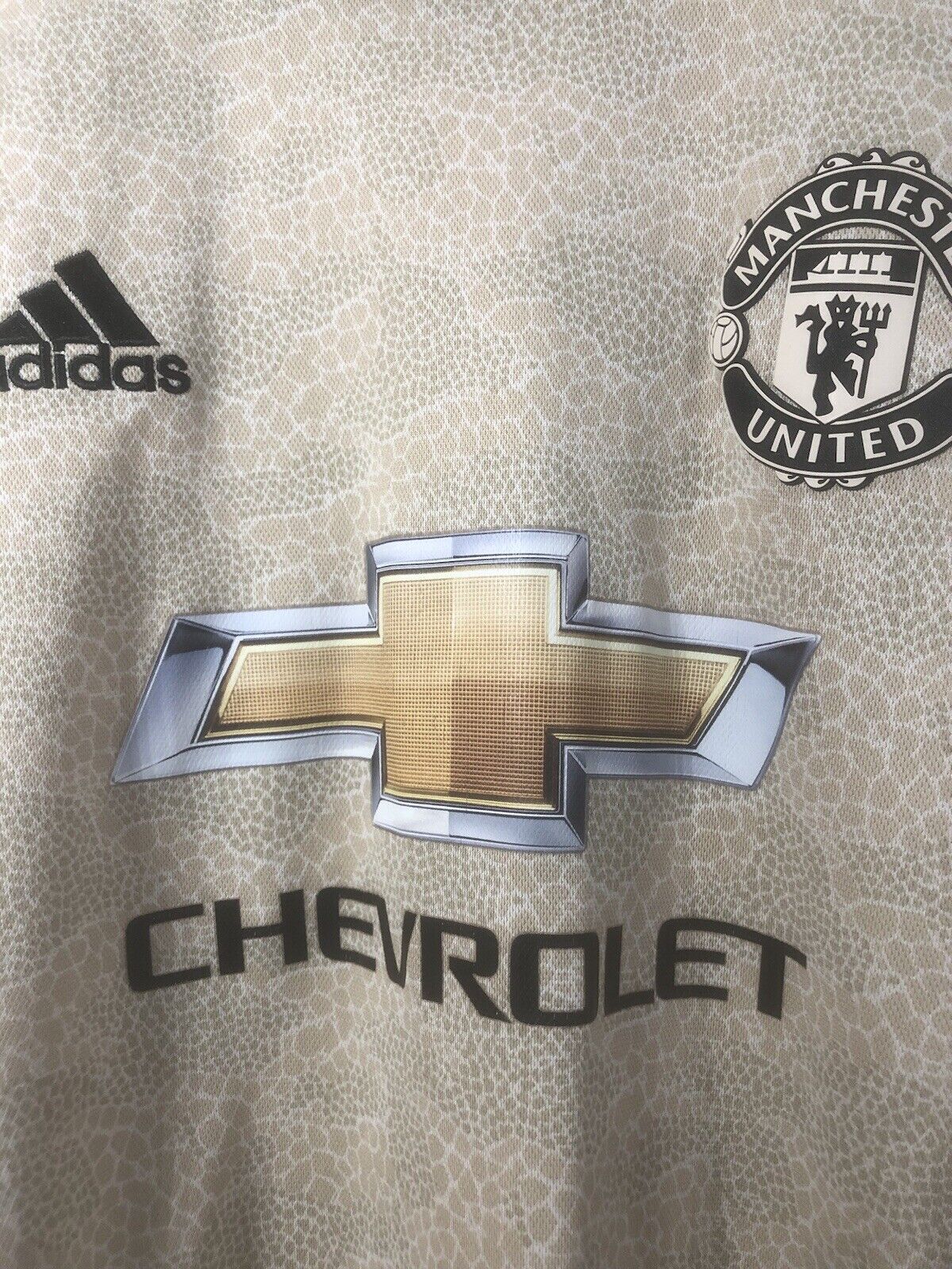 B Fernandes 18 Manchester United 2019 20 Away Xl Very Good Condition Ed7388