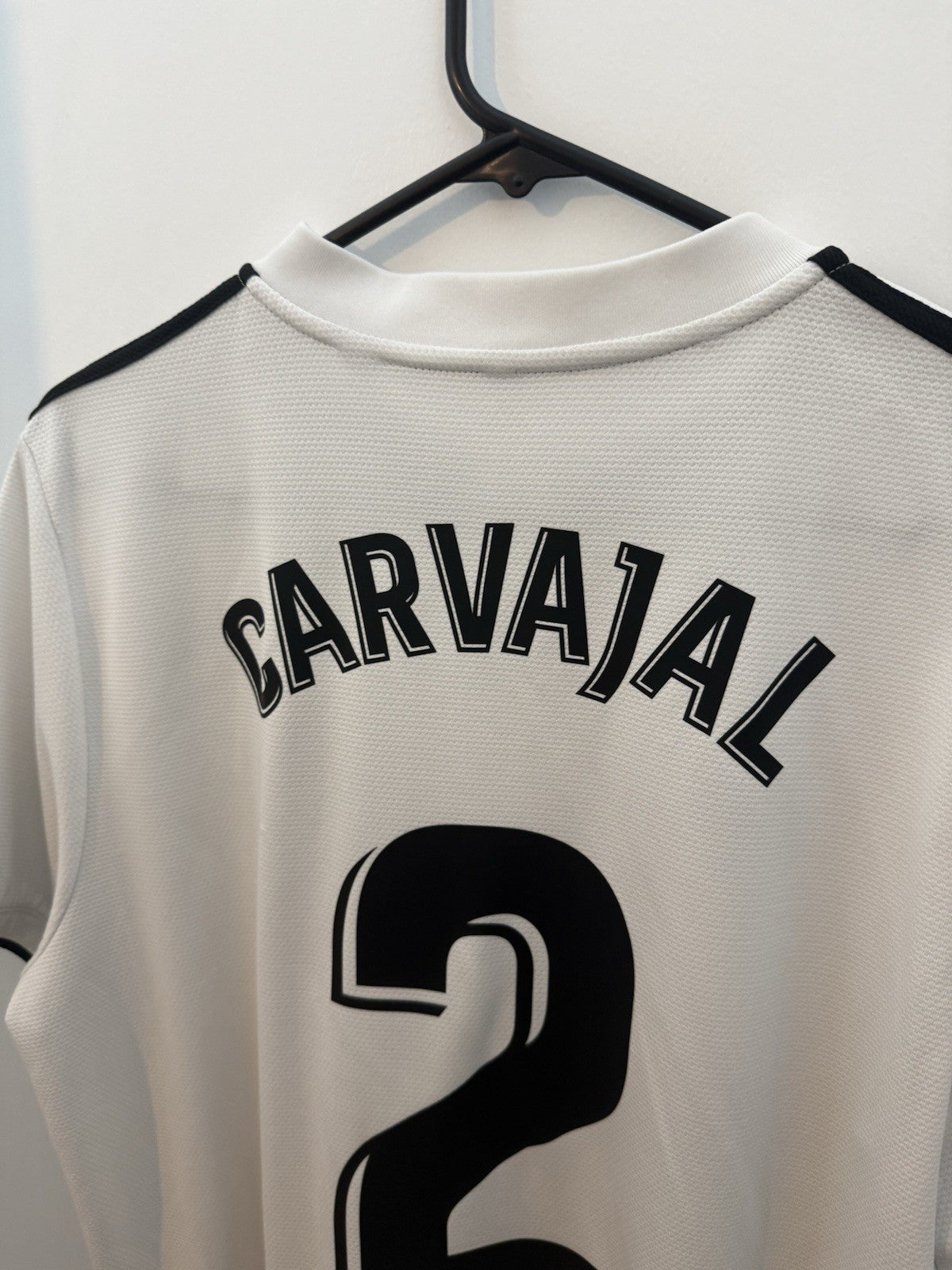 Real Madrid Carvajal #2 2018/19 Home Large Shirt Very Good Condition DH3372