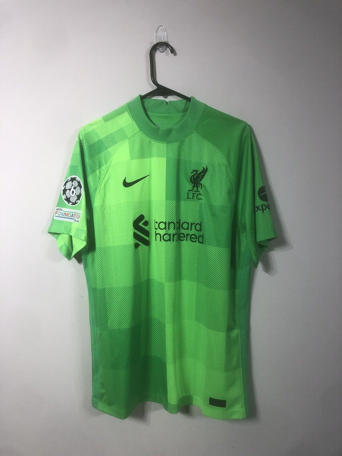 A Becker 1 Liverpool 2021 22 Large Home Goalkeeper Brand New With Tag Db2559 330