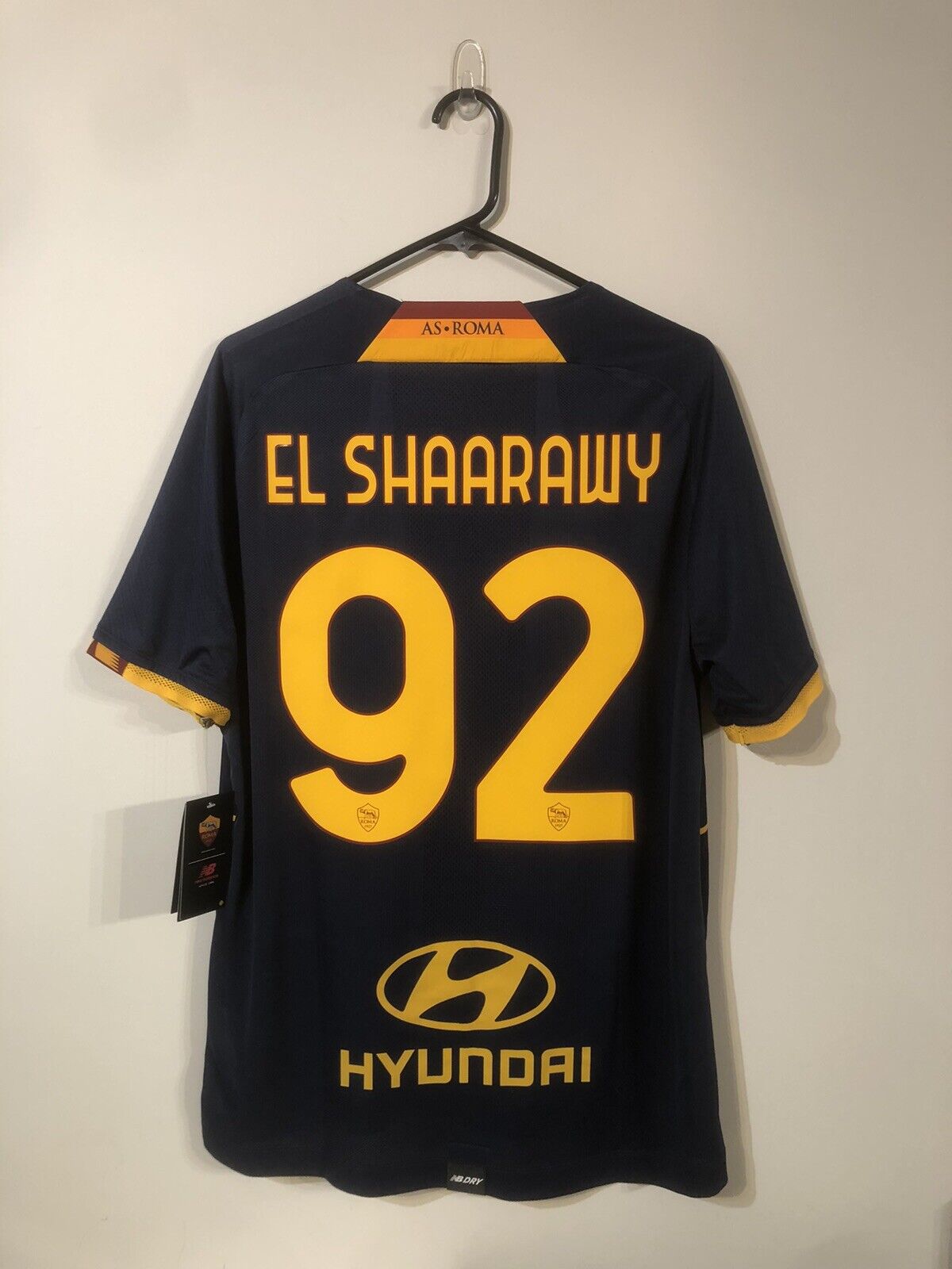 El Shaarawy #23 AS Roma 4th 2021/22 Large Football Shirt New Balance BNWT