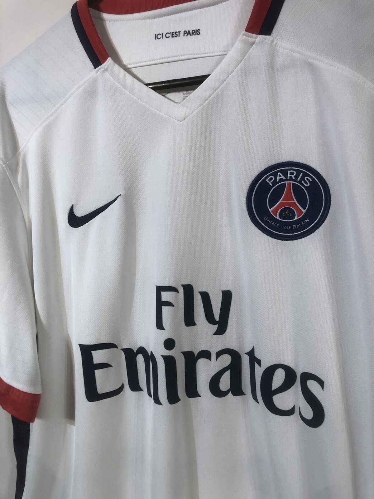 Cavani #9 Paris St Germain 2015/16 X-Large Away Football Shirt Excellent Conditi