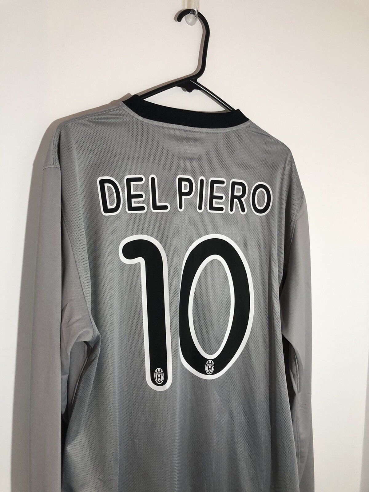 Del Piero 10 Juventus 2009 10 Xl Away Printed Wash Tag Excellent Condition