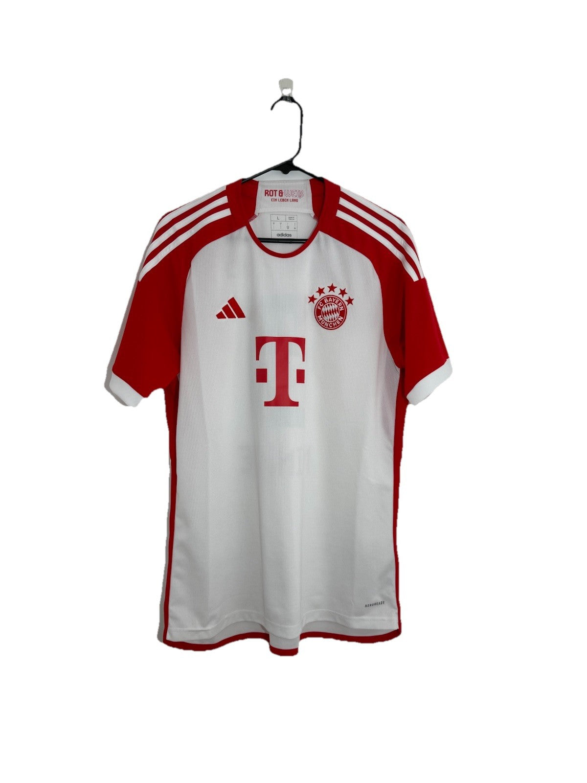 Bayern Munich MinJae #3 2023/24 Large Home Shirt Excellent Condition IJ7442