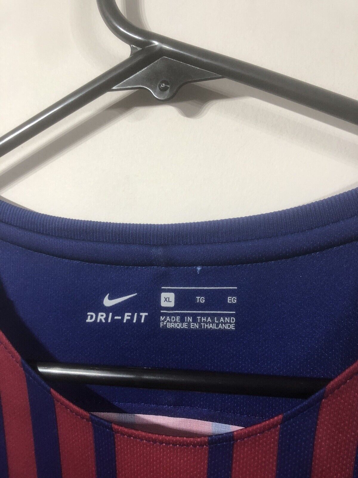 Suarez 9 Barcelona Xl 2017 18 Home Shirt Nike Excellent Condition 847255 457