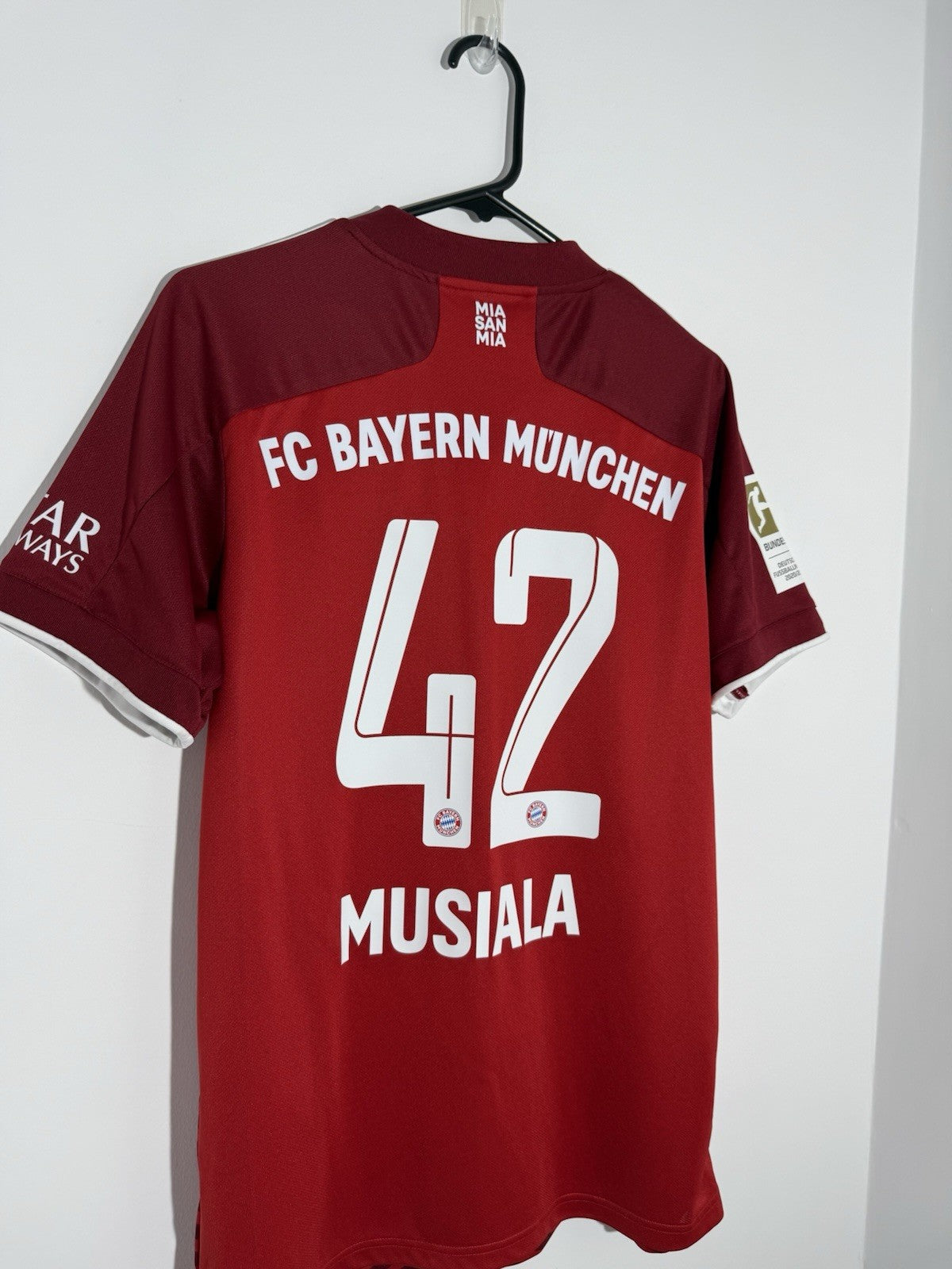 Bayern Munich Musiala #42 2021/22 Medium Home WCC Excellent Condition GM5313