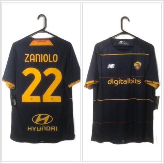 Zaniolo 22 Roma 4th 2021 22 Large New Balance Brand New With Tags Mt130253