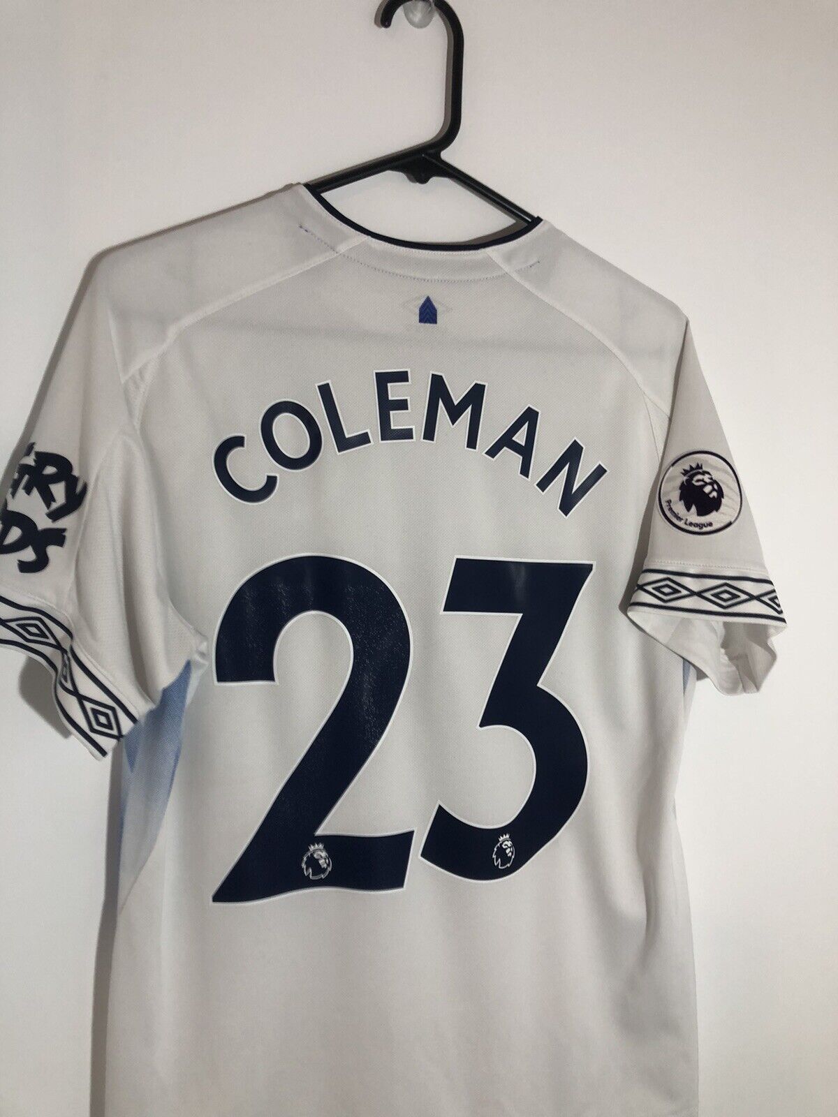 Coleman 23 Everton Medium 2018 19 3rd Shirt Umbro Excellent Condition