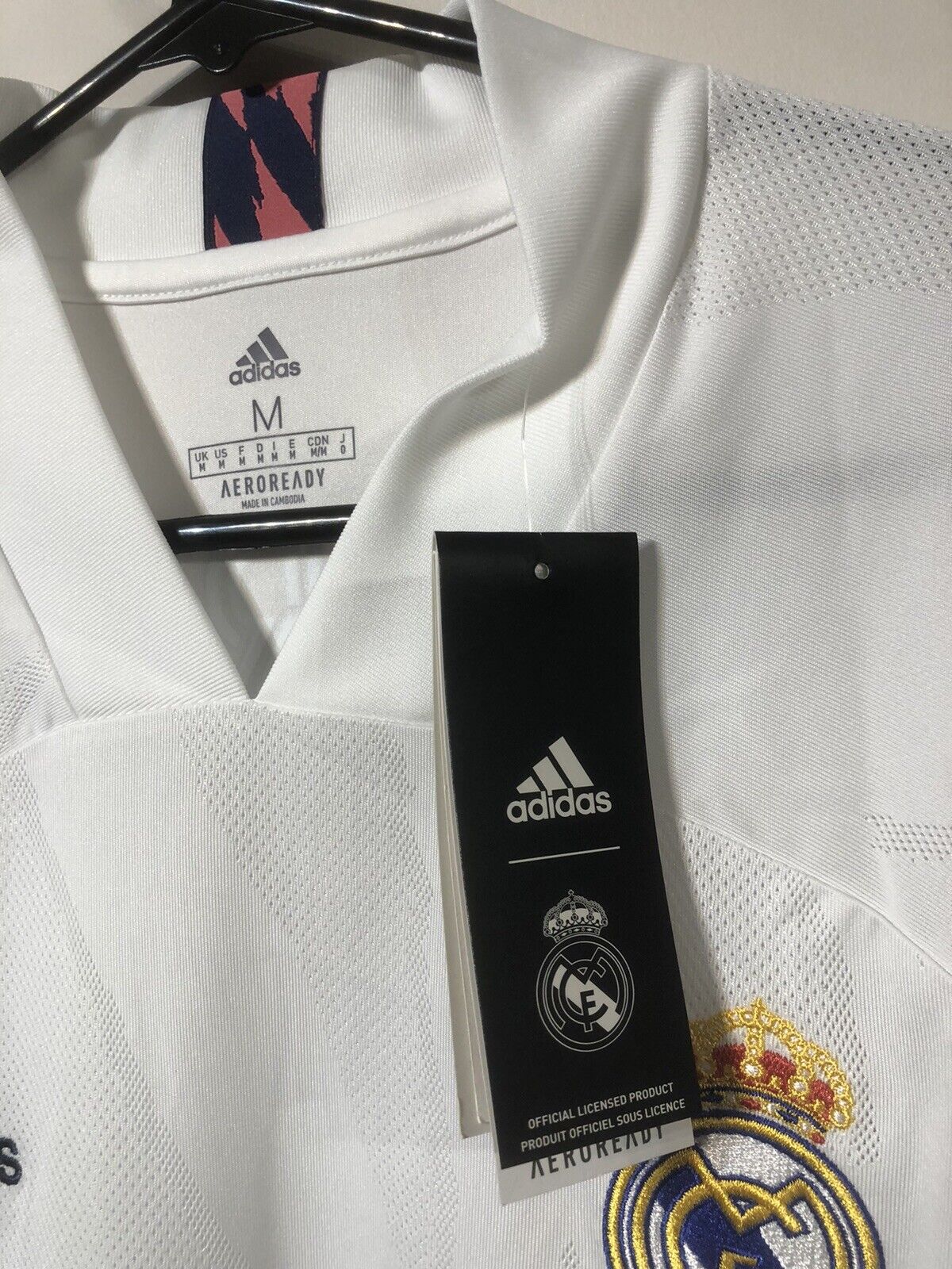 Rodrygo #25 Real Madrid 2020/21 Medium Home Football Shirt Jersey BNWT