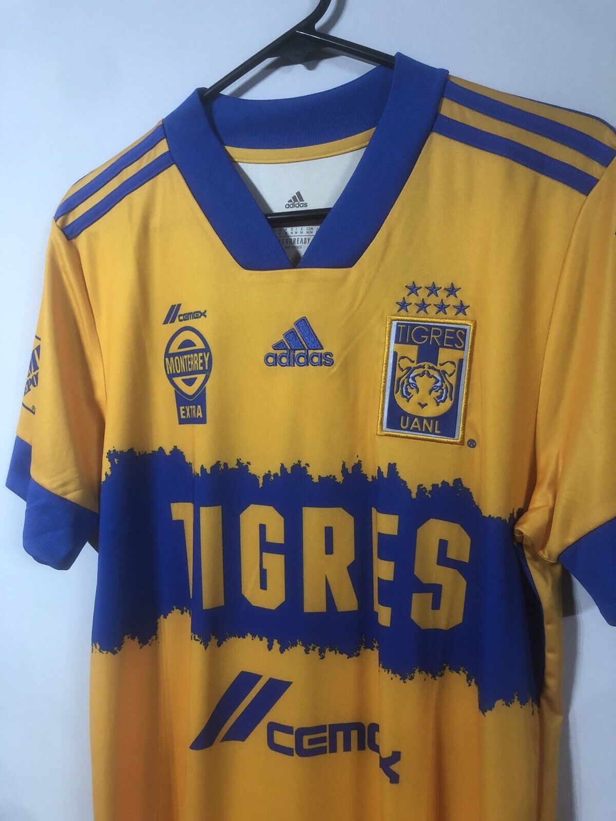 Tigres UANL Home Medium 2020/21 Football Shirt Adidas BNWT