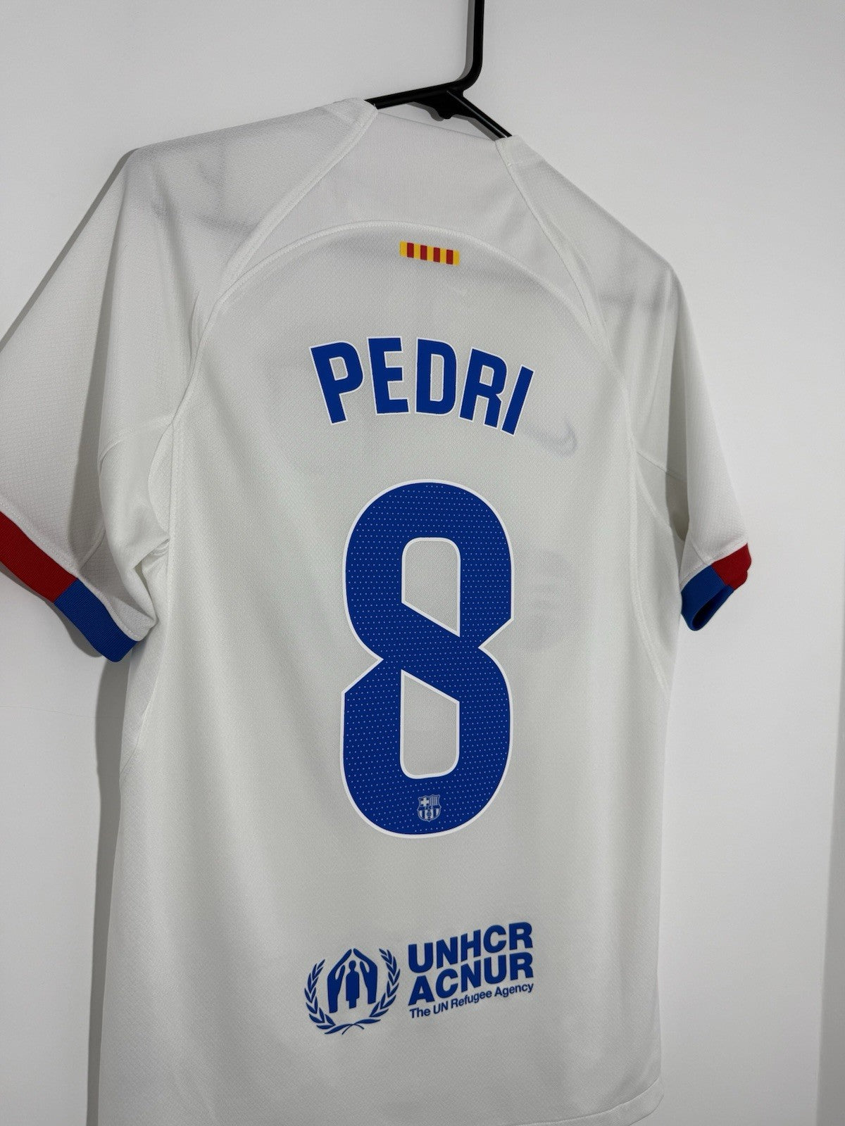 Barcelona Pedri #8 2023/24 Small Away Shirt Excellent Condition DX2686-101