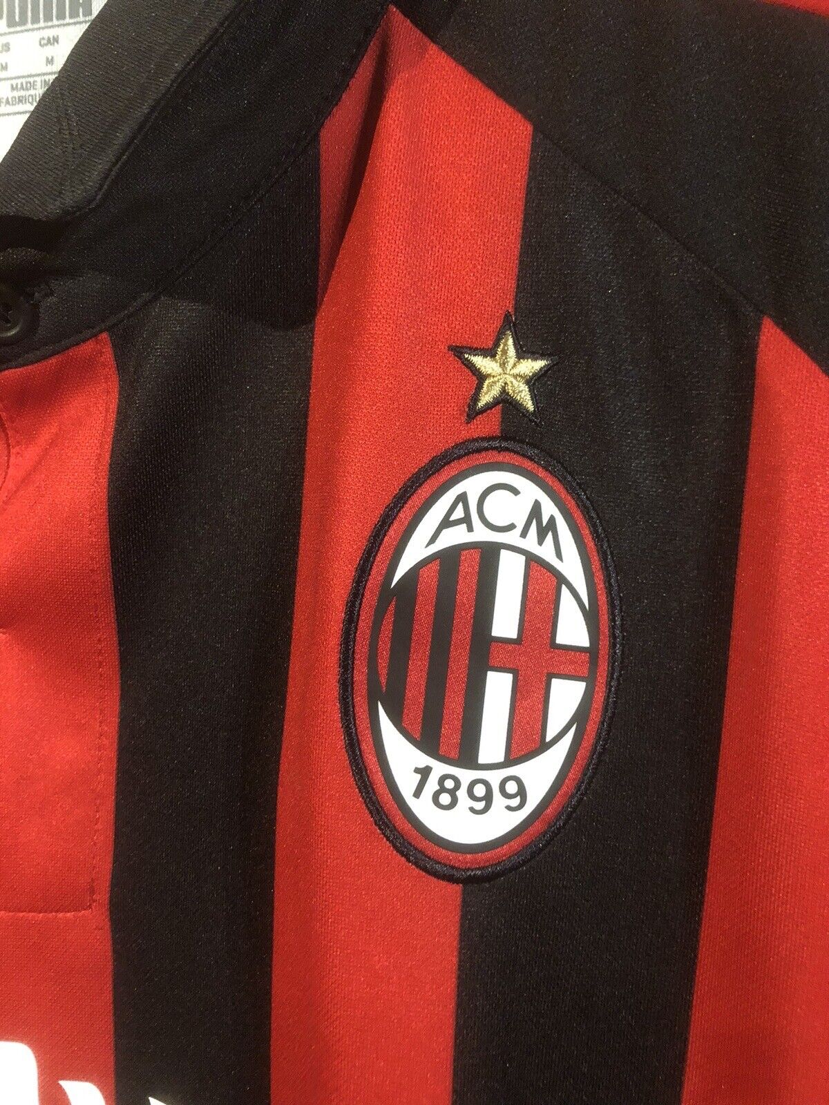 Cutrone #63 AC Milan 2018/19 Medium Home Football Shirt Jersey Trikot Puma BNWT