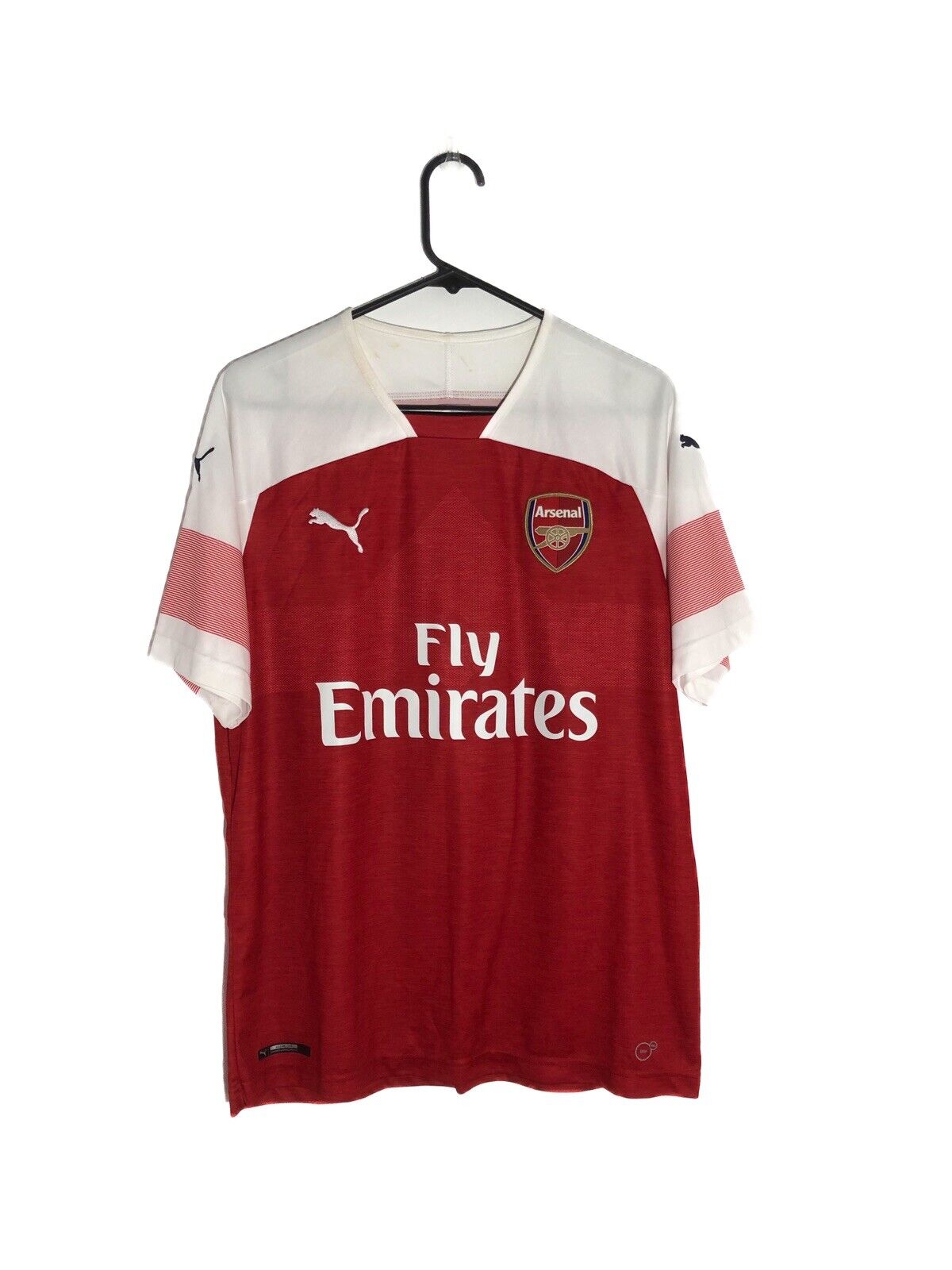 Saka #87 Arsenal 2018/19 Large Home Shirt Puma Excellent Condition 753209-12