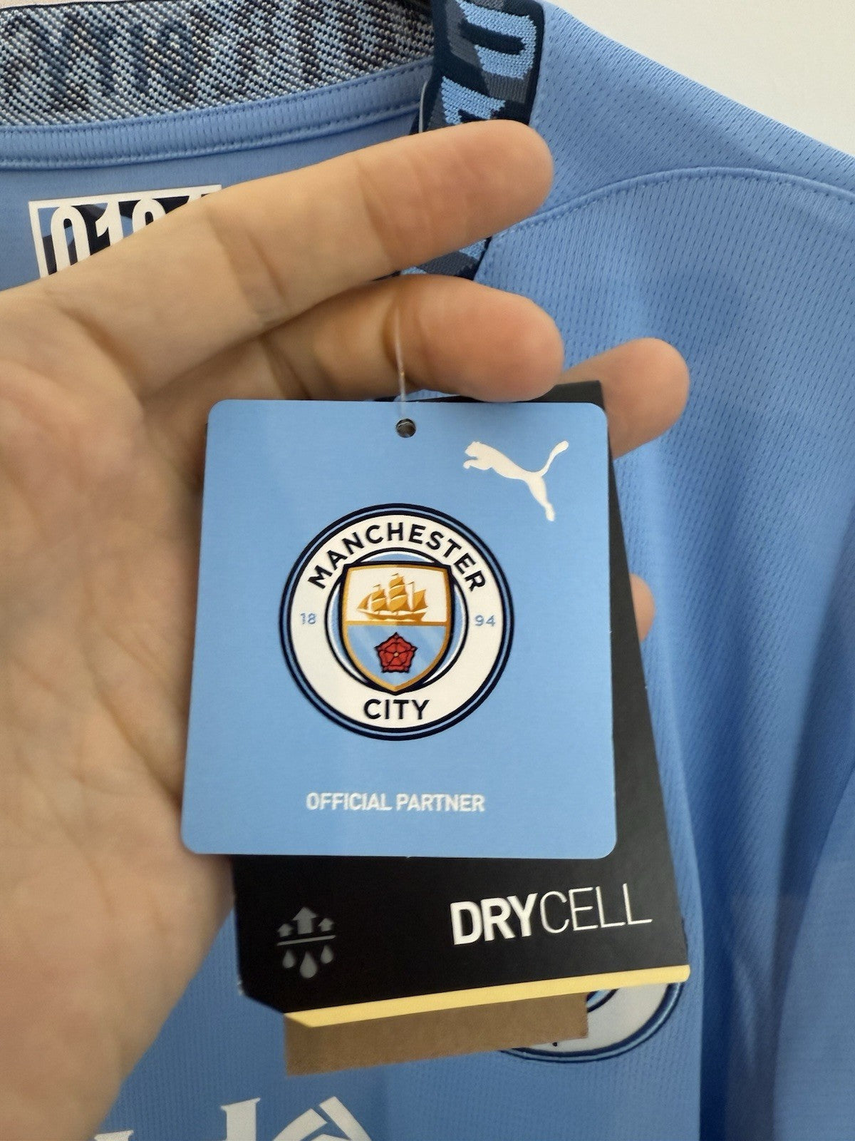 Manchester City Haaland #9 2024/25 Large LS Home BNWT 775076-01