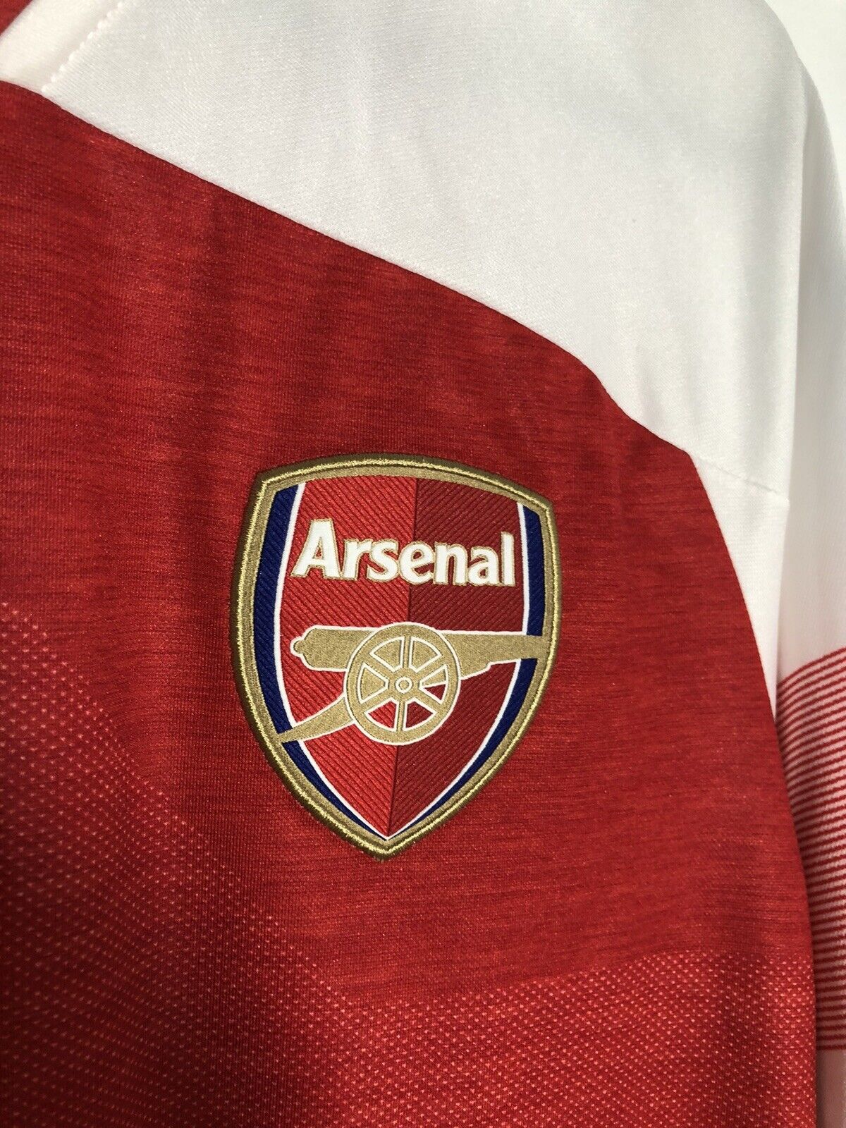 Saka #87 Arsenal 2018/19 Large Home Shirt Puma Excellent Condition 753209-12