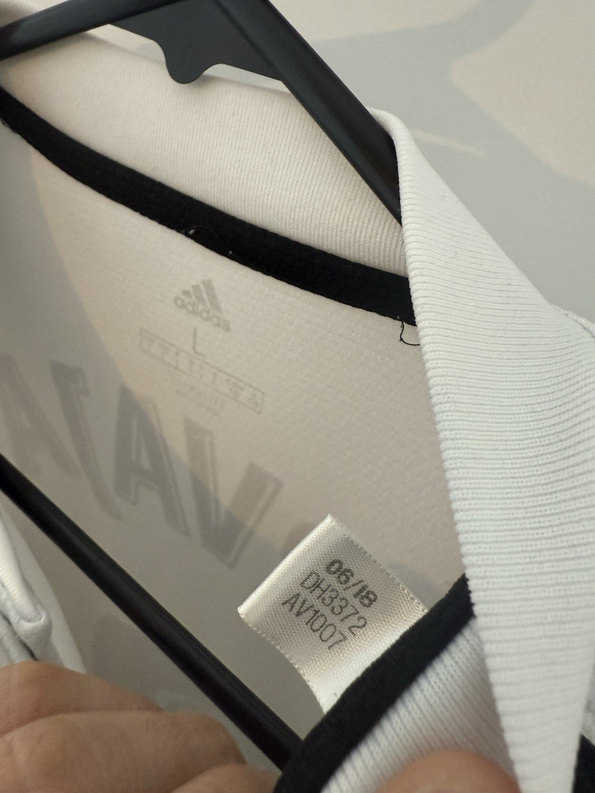 Real Madrid Carvajal #2 2018/19 Home Large Shirt Very Good Condition DH3372