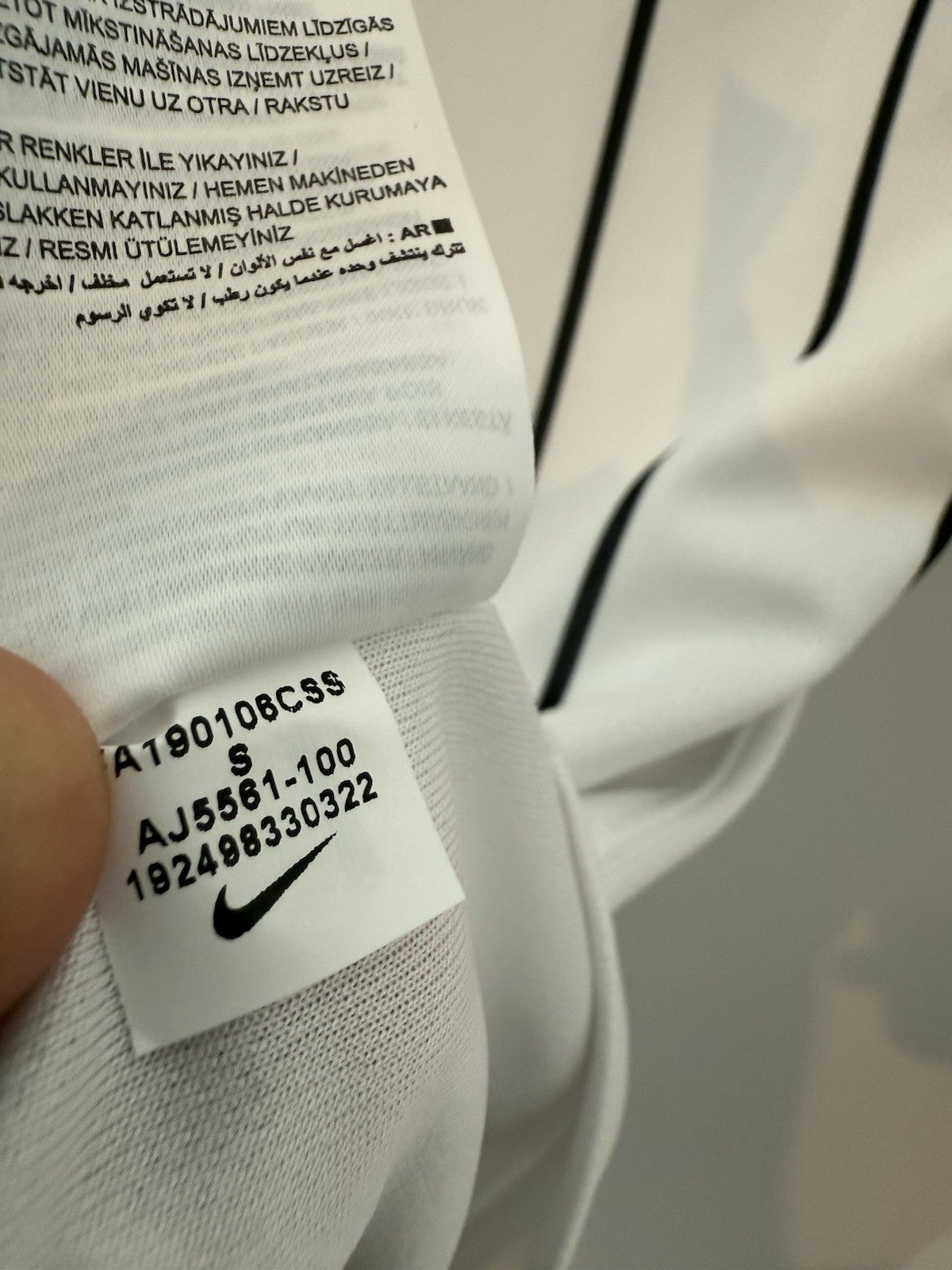 Corinthians 2019 Small Home Shirt Nike Excellent Condition AJ5561-100